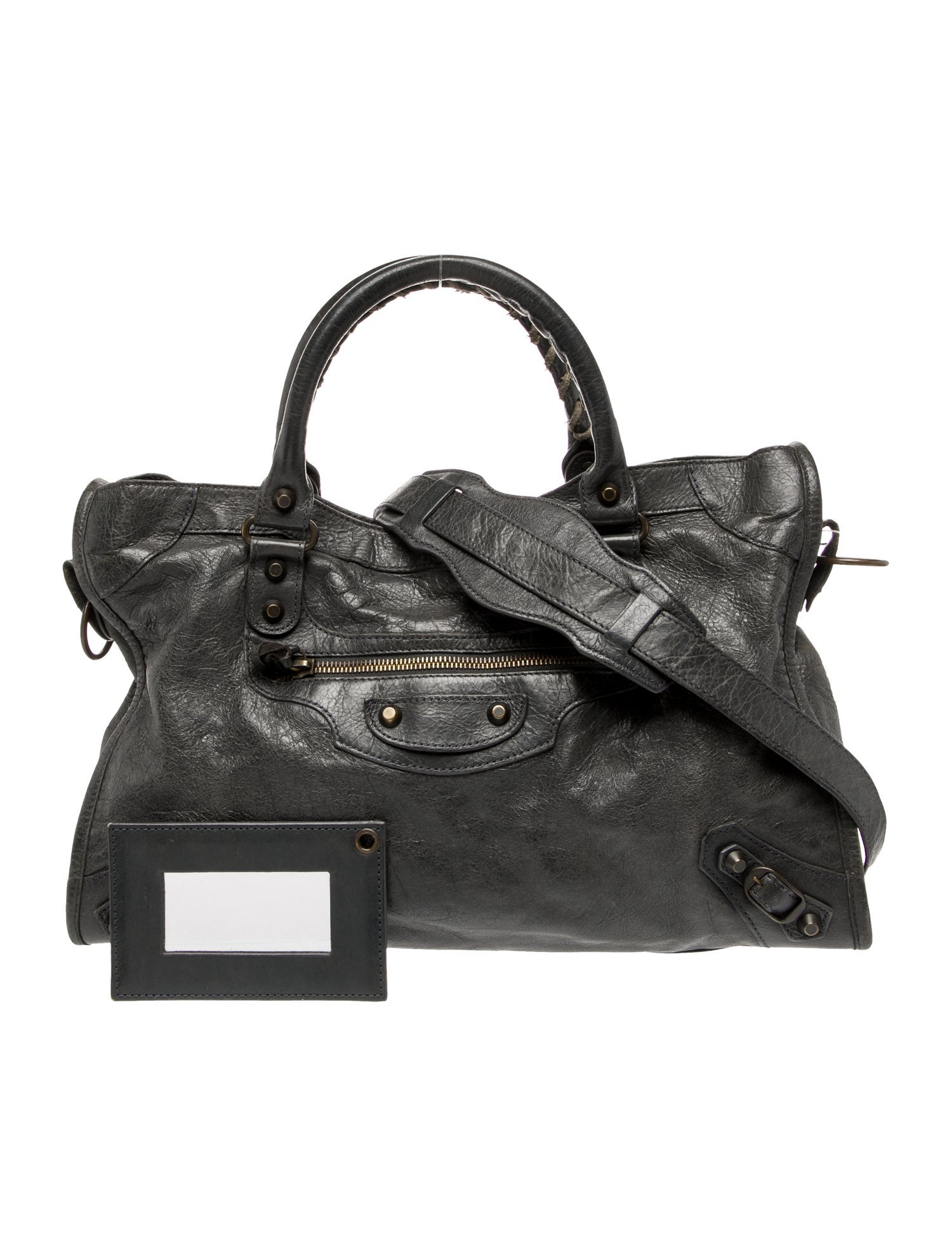 Balenciaga Leather Motocross Classic City