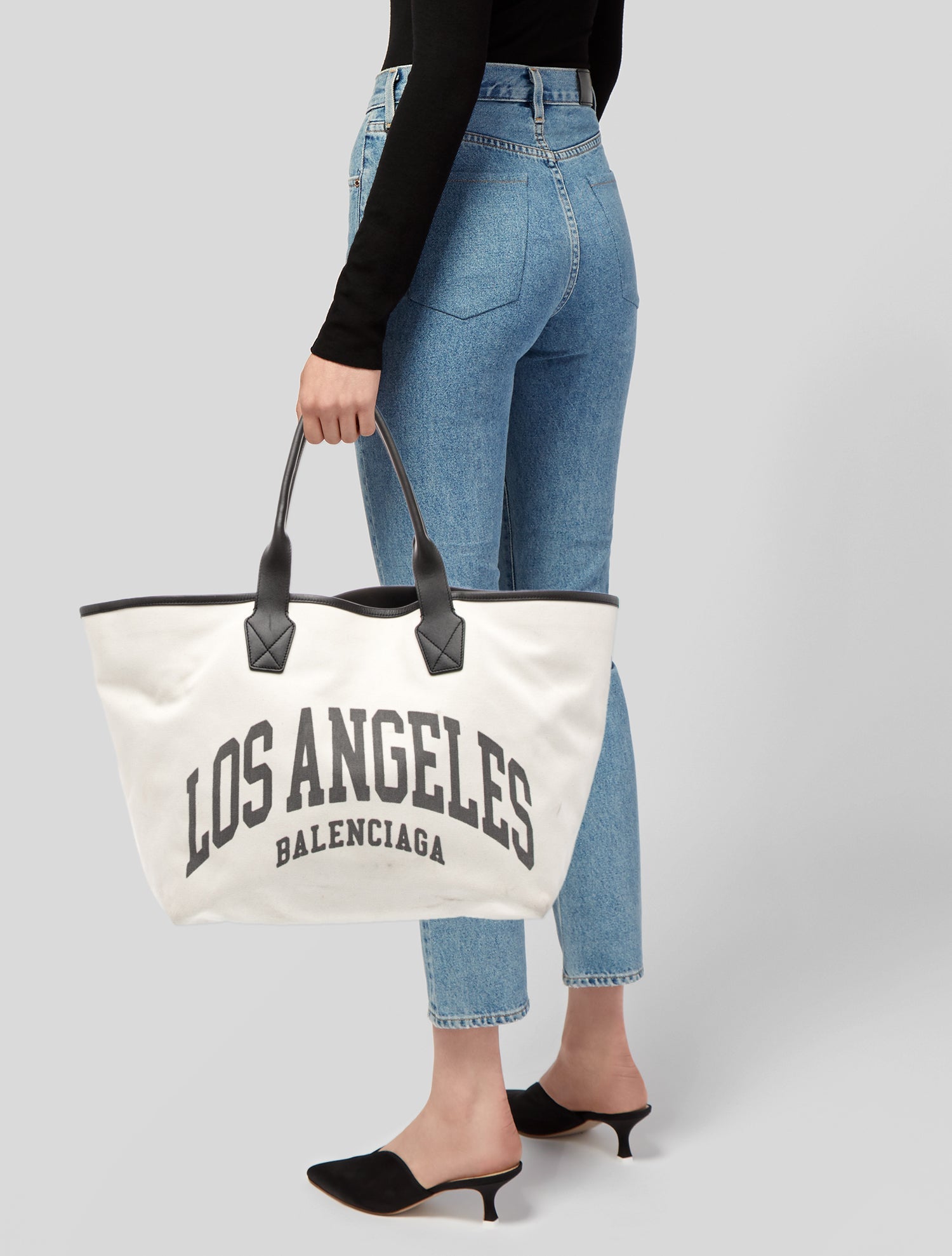 Balenciaga Canvas Los Angeles Tote