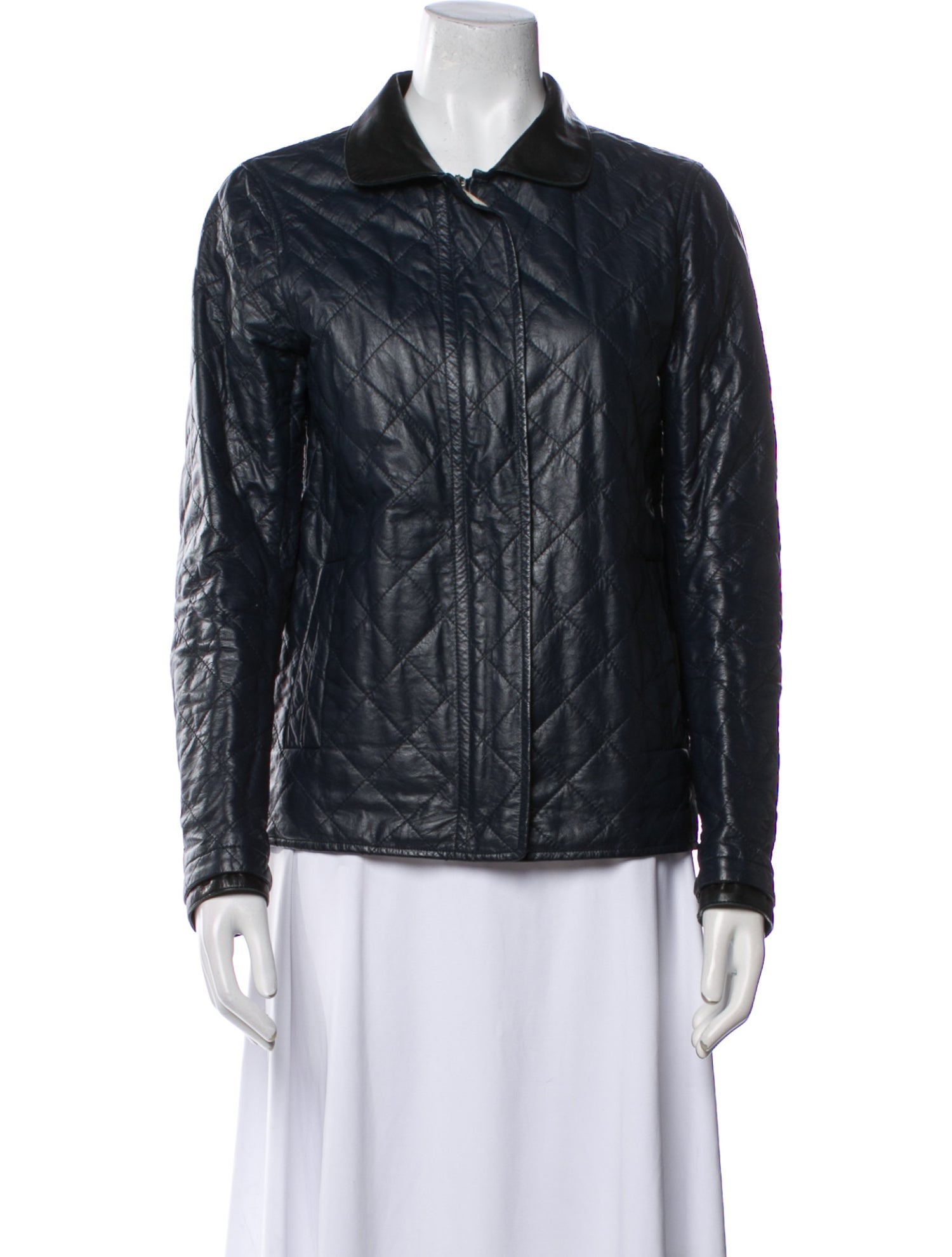 Balenciaga 2011 Leather Fur Jacket