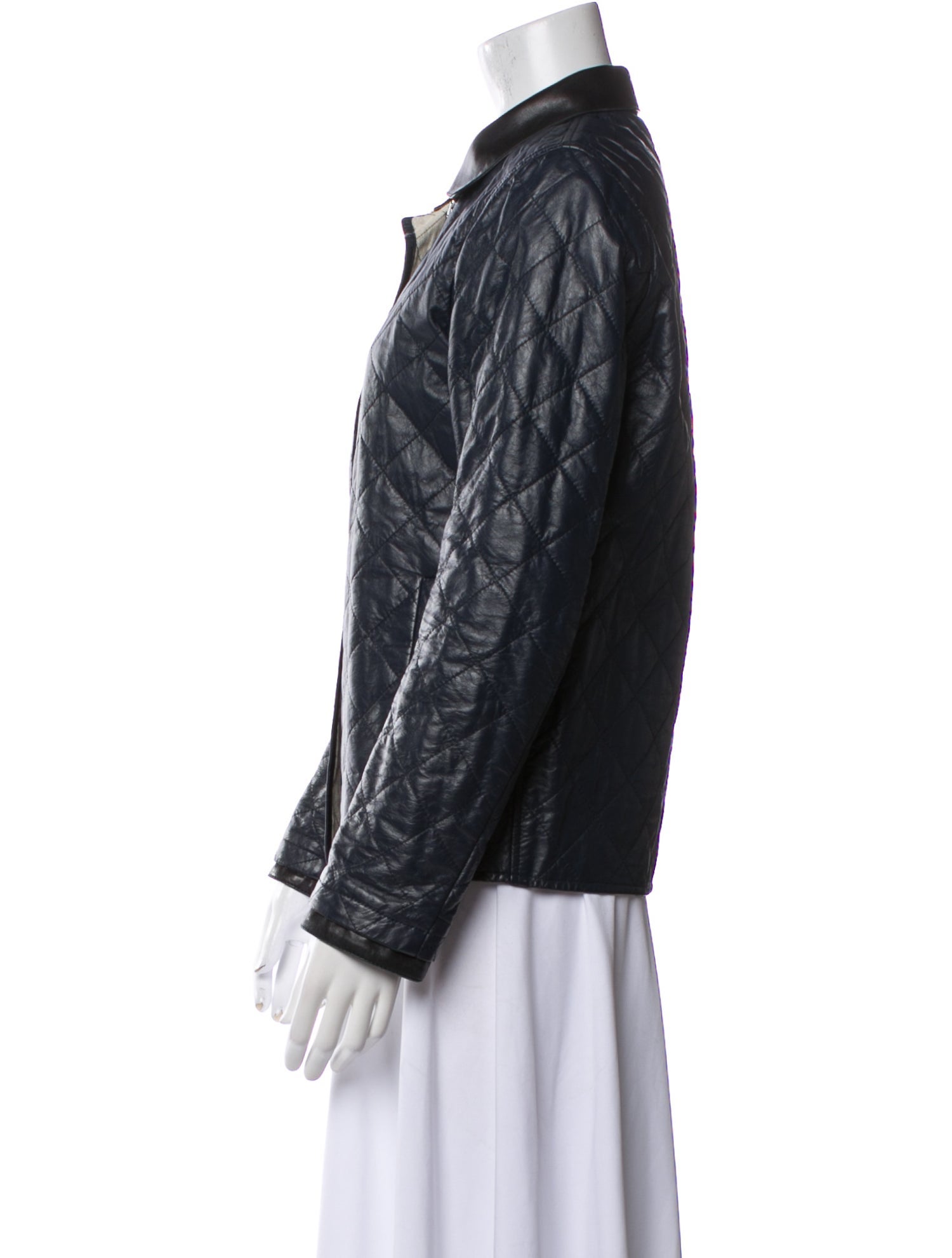 Balenciaga 2011 Leather Fur Jacket