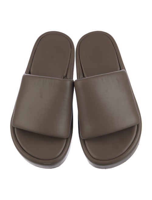 Balenciaga Leather Slides