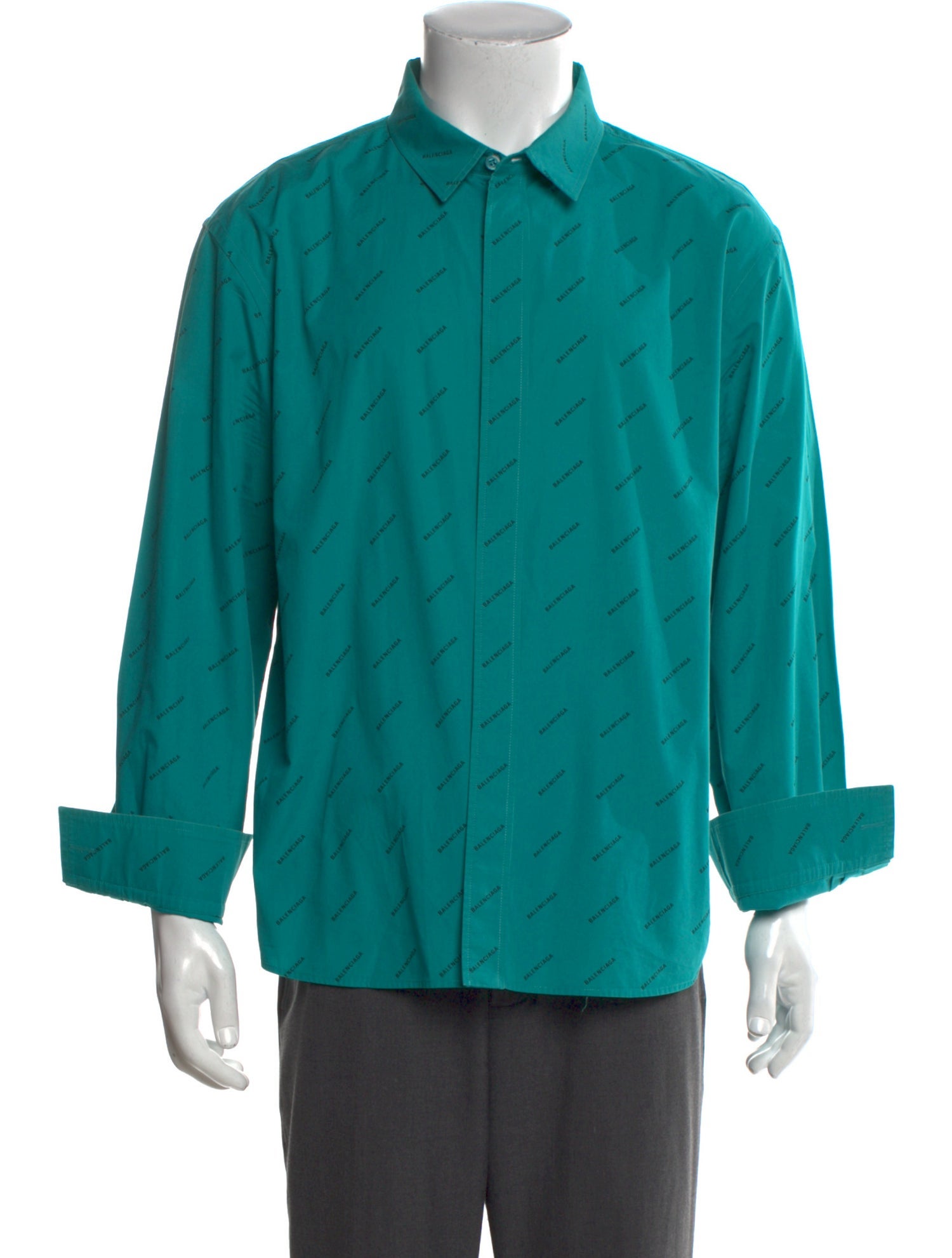 Balenciaga 2019-2020 Striped Dress Shirt