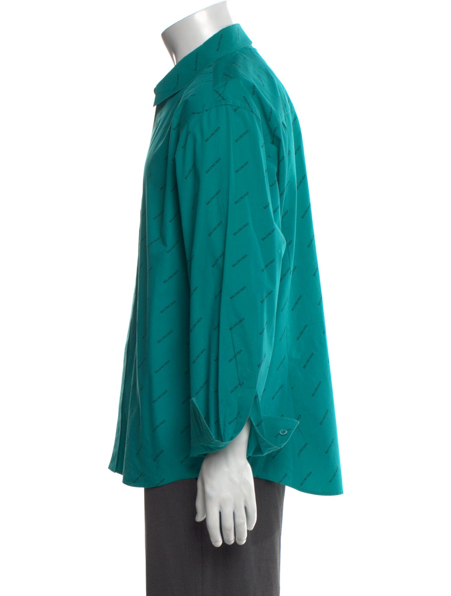 Balenciaga 2019-2020 Striped Dress Shirt