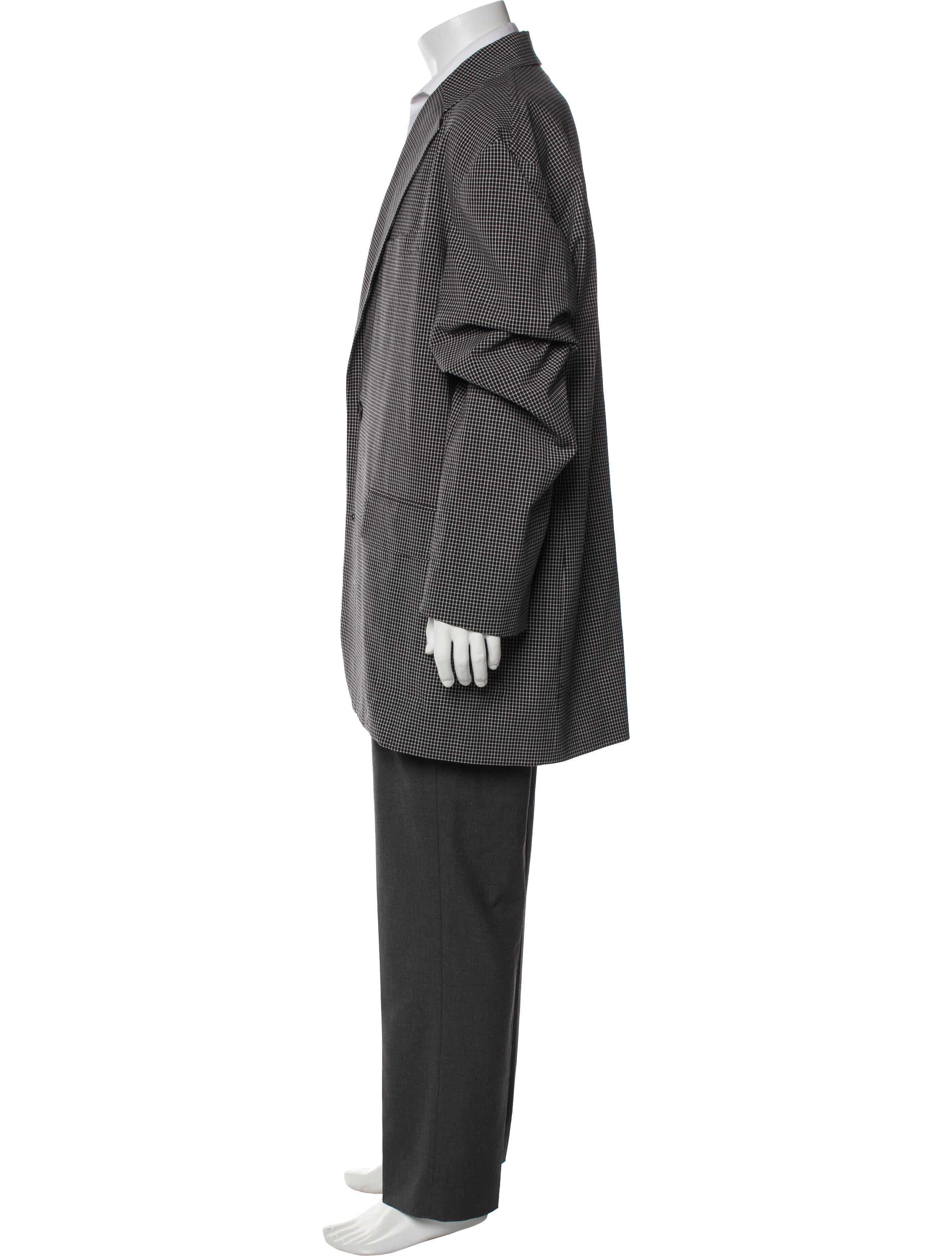 Balenciaga 2020 Plaid Blazer