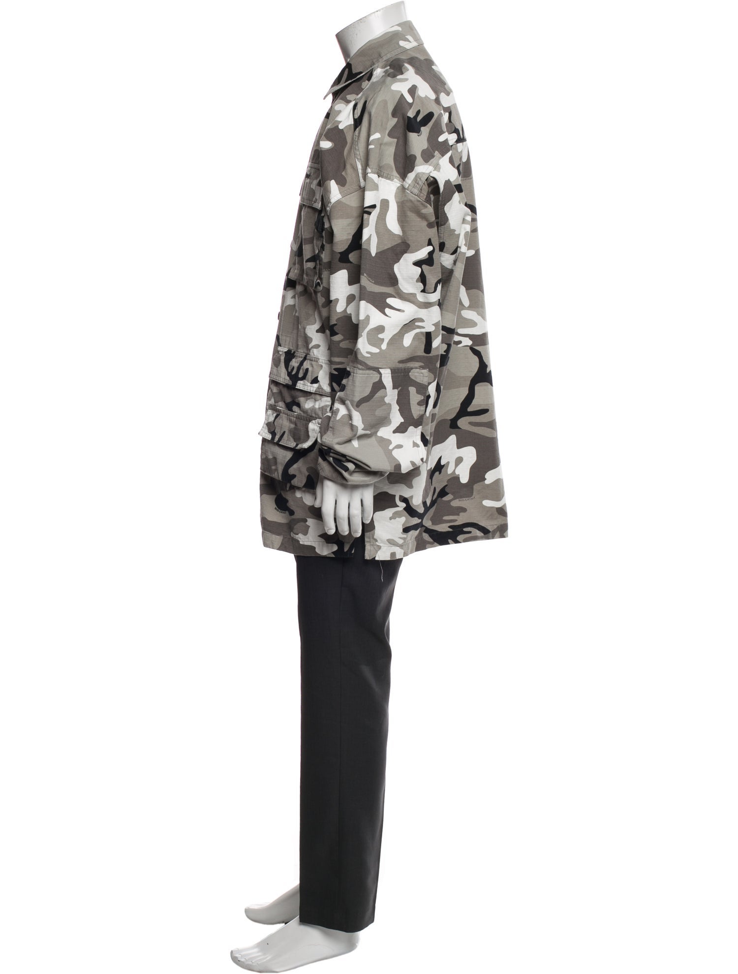 Balenciaga 2022 Printed Parka w/ Tags