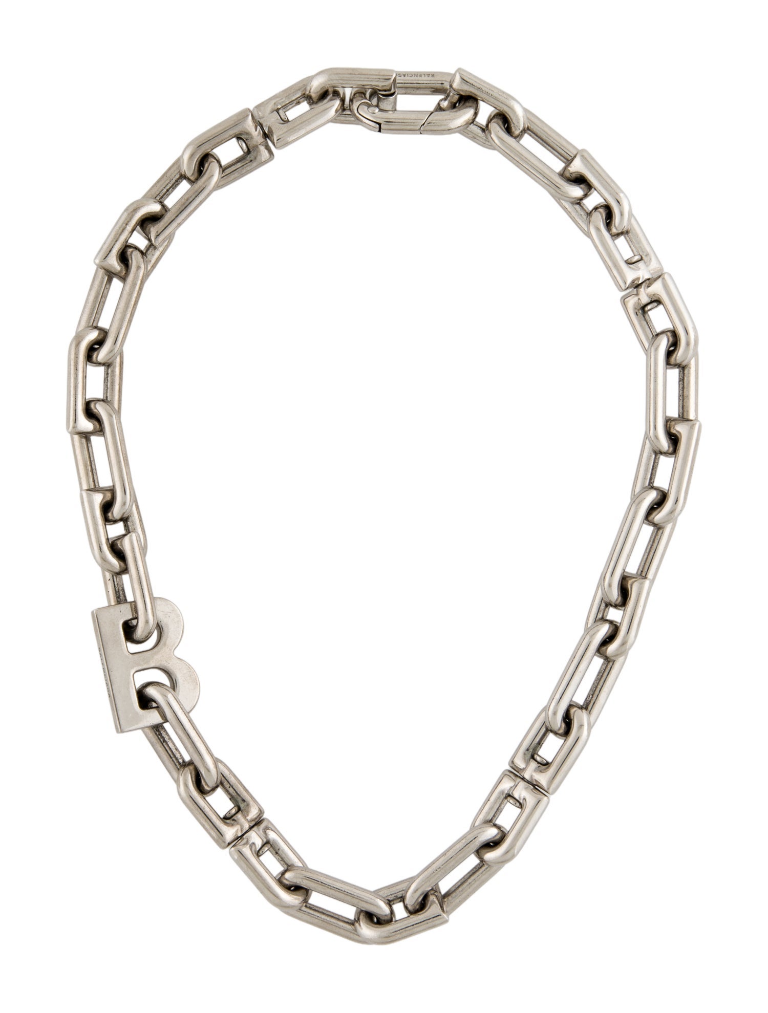 Balenciaga B Chain Necklace