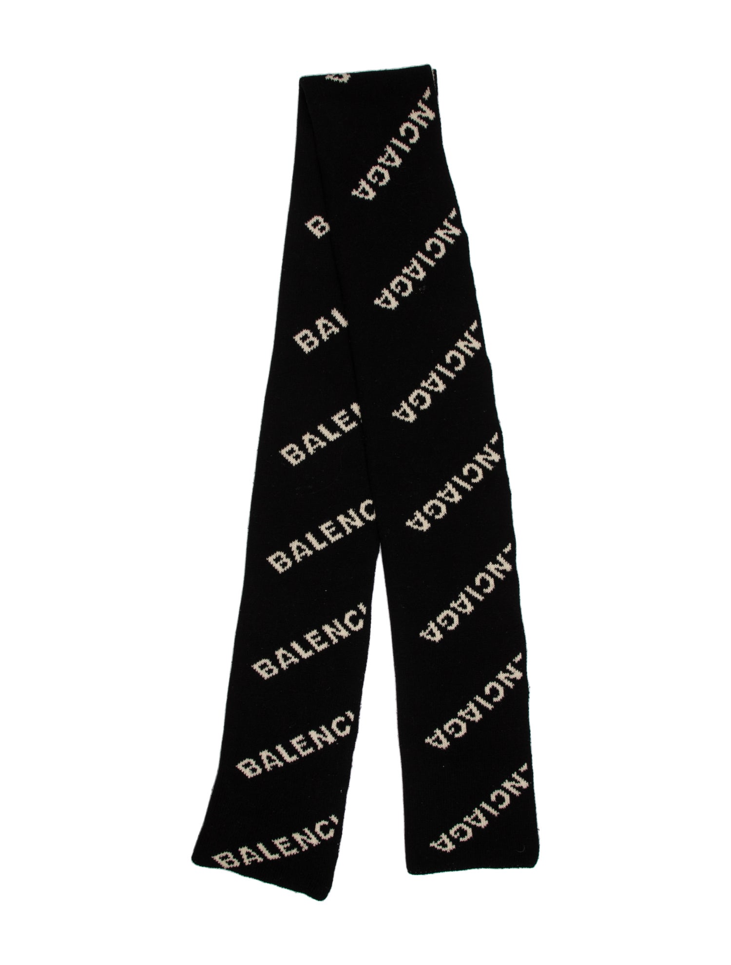 Balenciaga Wool Printed Scarf