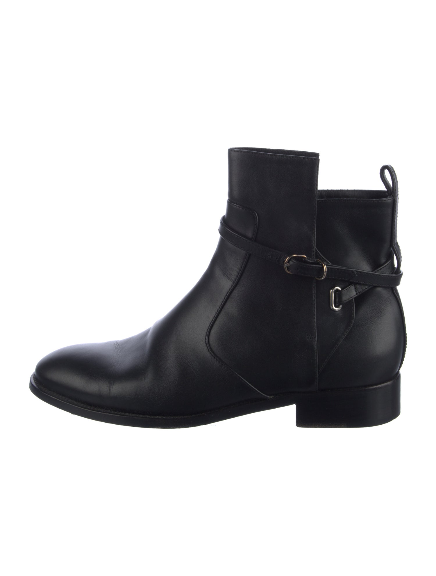 Balenciaga Leather Moto Boots