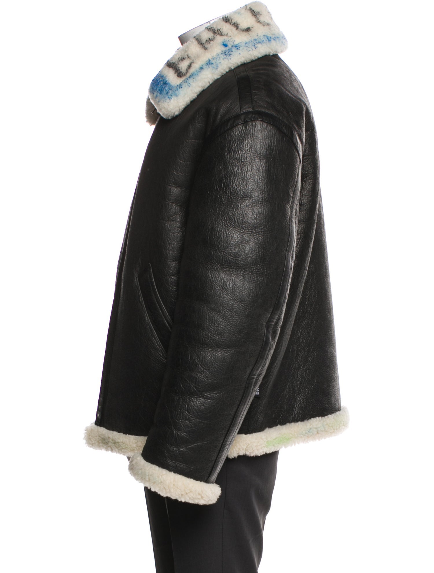 Balenciaga 2018 Lamb Leather Moto Jacket