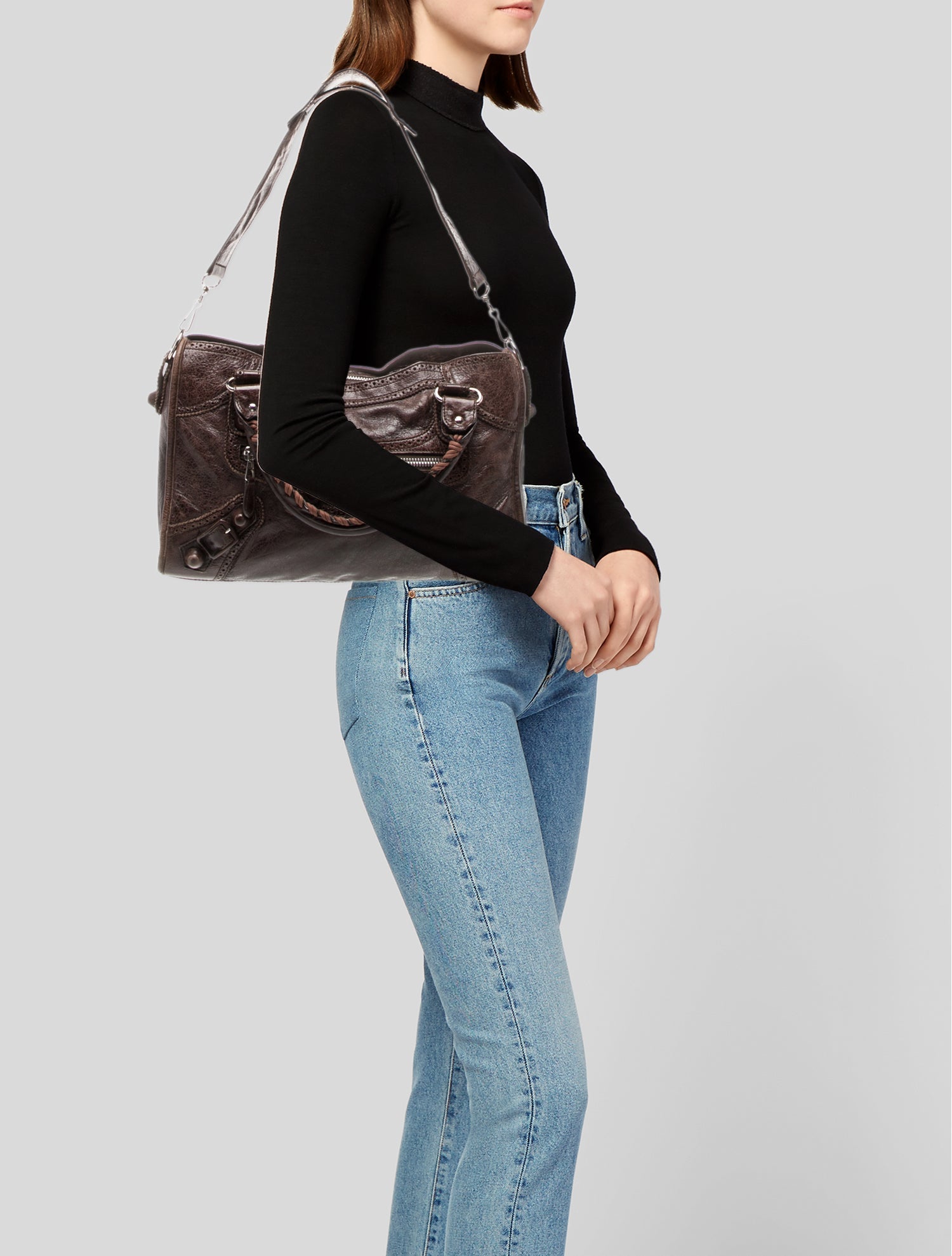 Balenciaga Leather Motocross City Giant