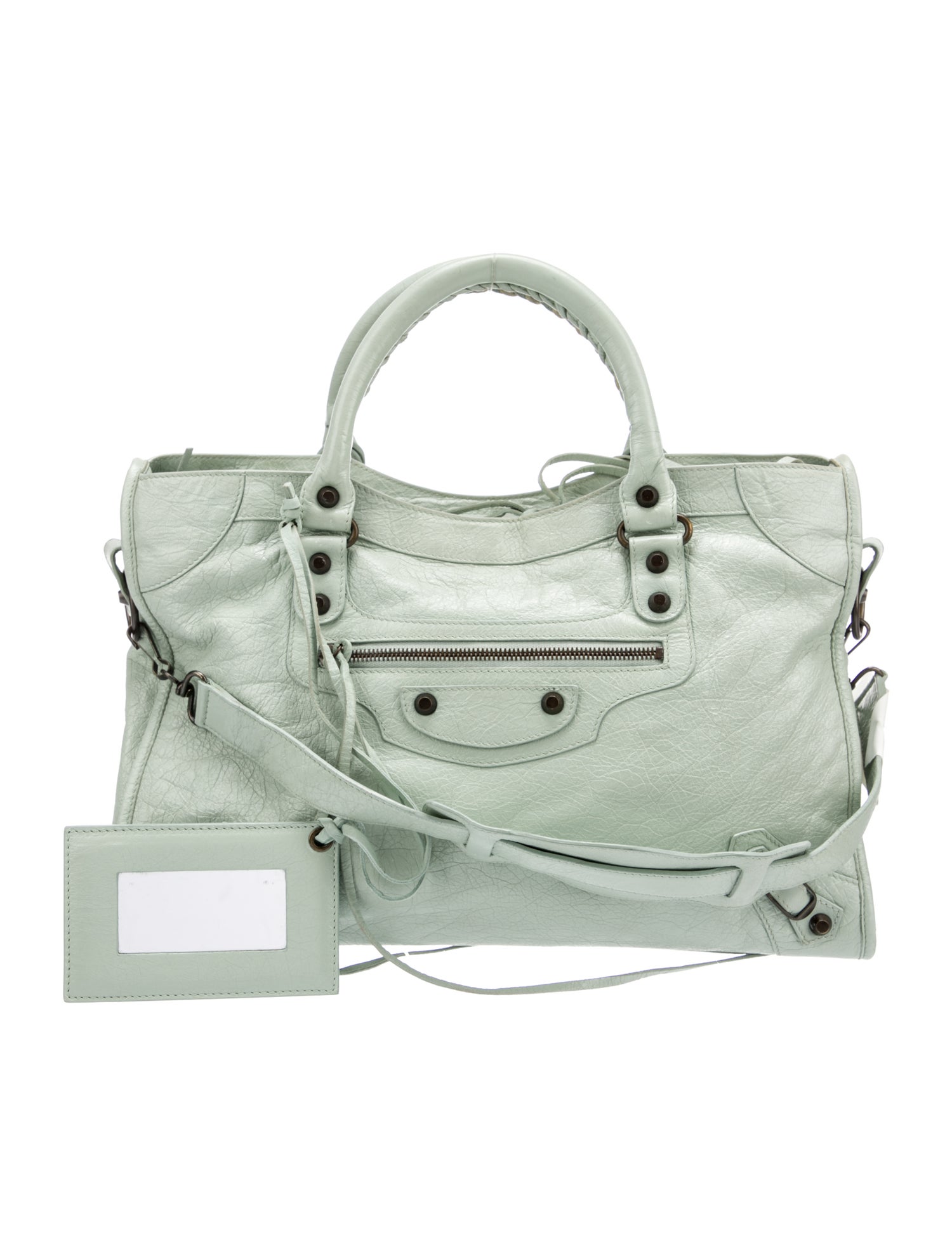 Balenciaga Leather Motocross Classic City