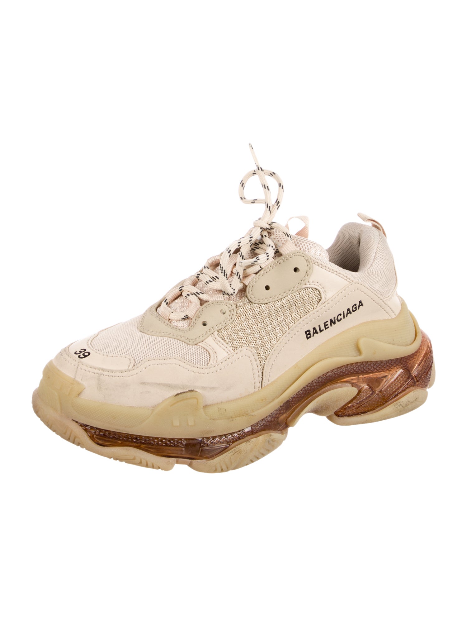 Balenciaga Triple S 'Clear Sole' Chunky Sneakers