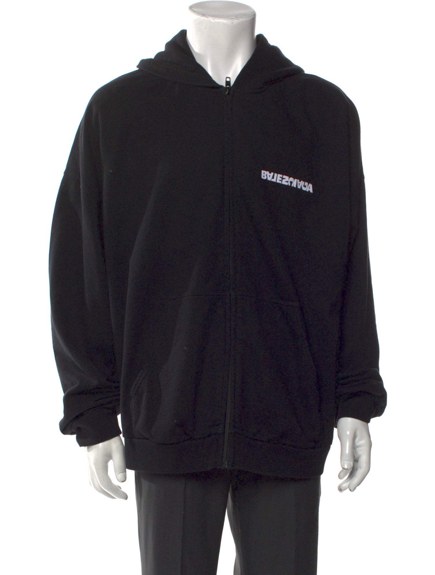 Balenciaga 2021 Graphic Print Hoodie