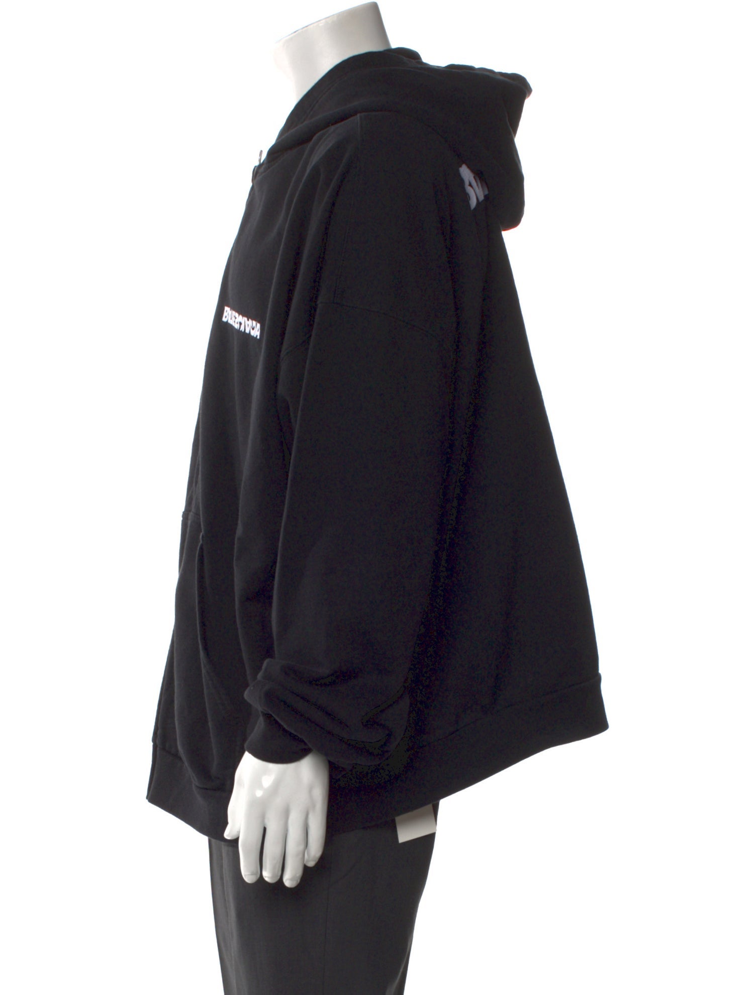 Balenciaga 2021 Graphic Print Hoodie