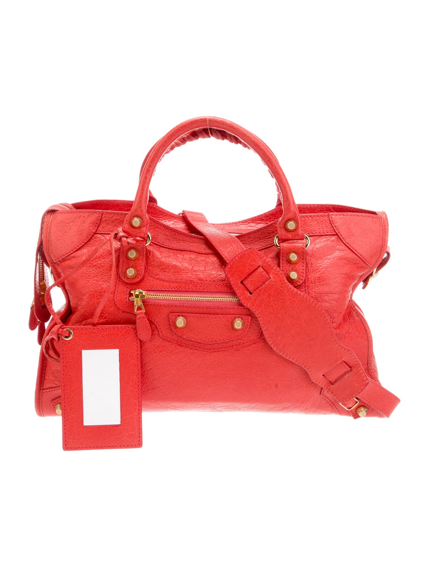 Balenciaga Leather Motocross Classic City