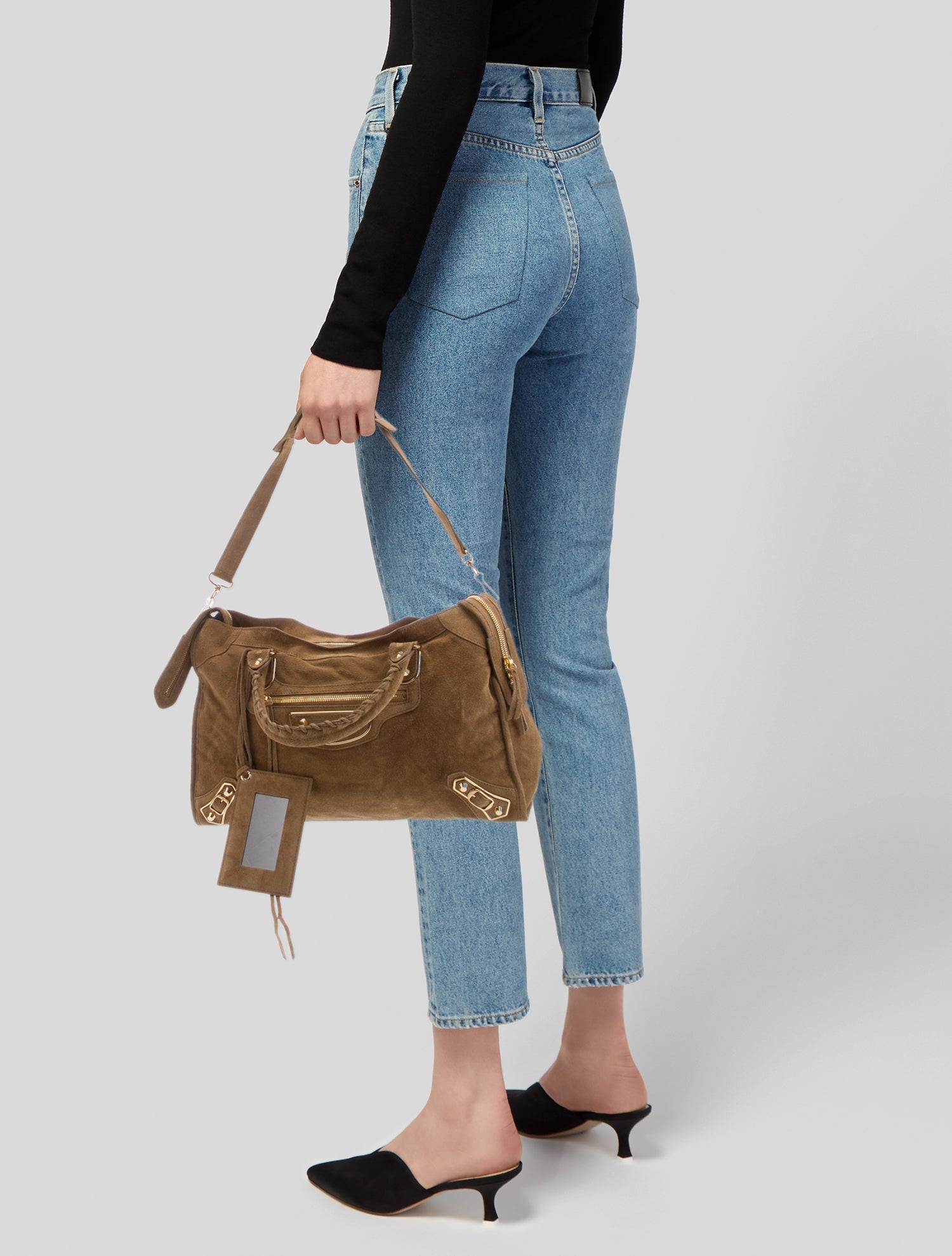 Balenciaga Leather Motocross Classic City