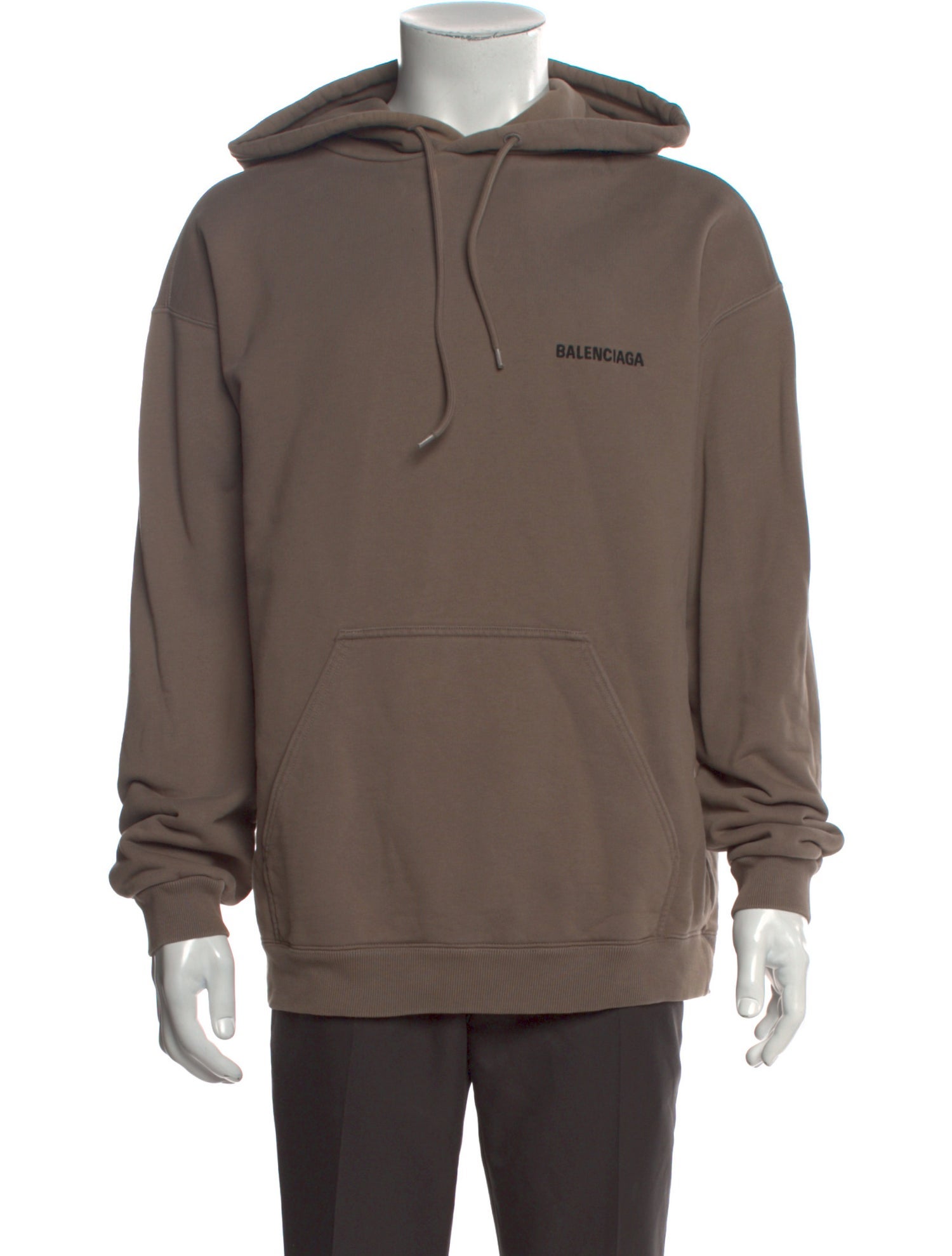 Balenciaga Graphic Print Crew Neck Hoodie