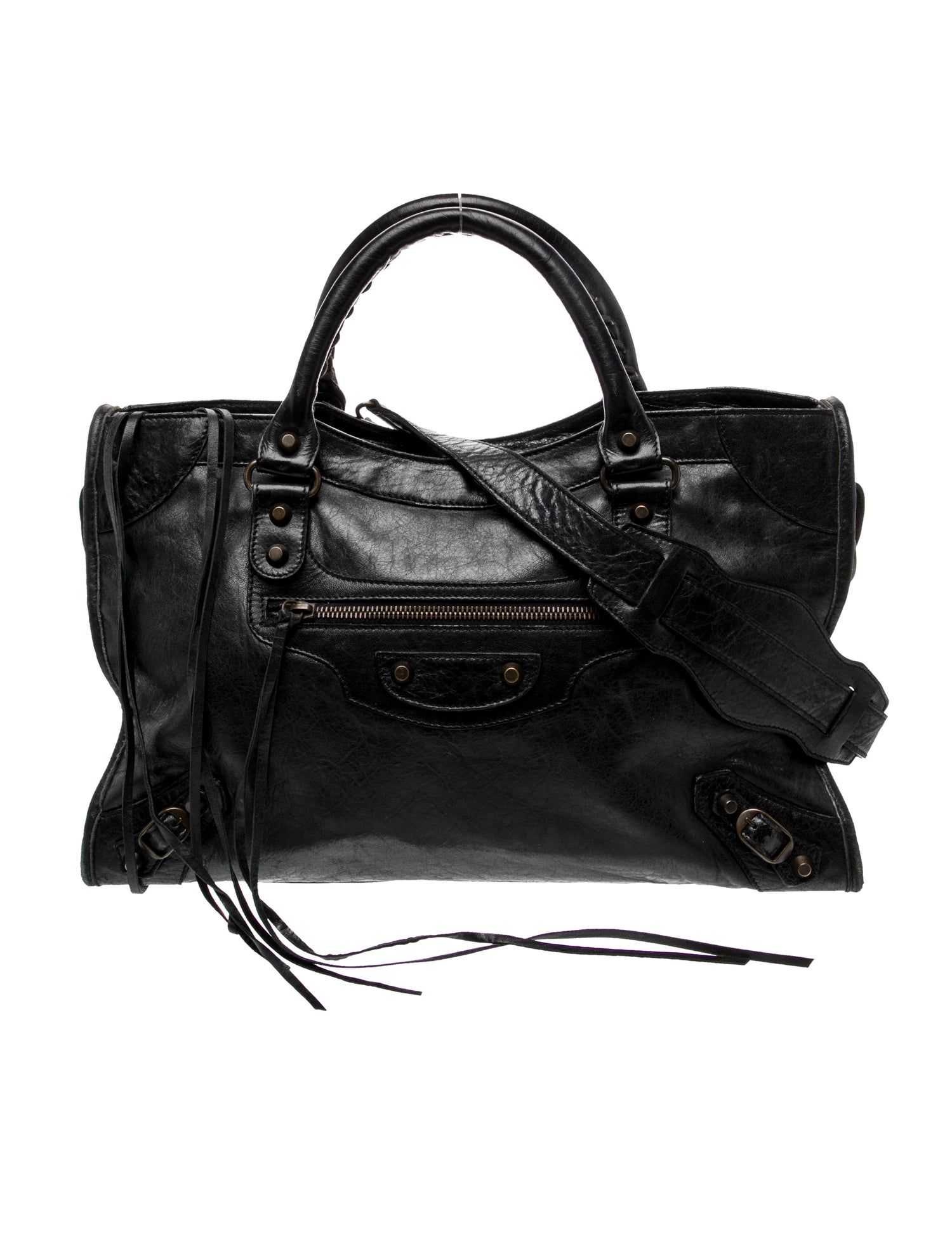 Balenciaga Leather Motocross Classic City