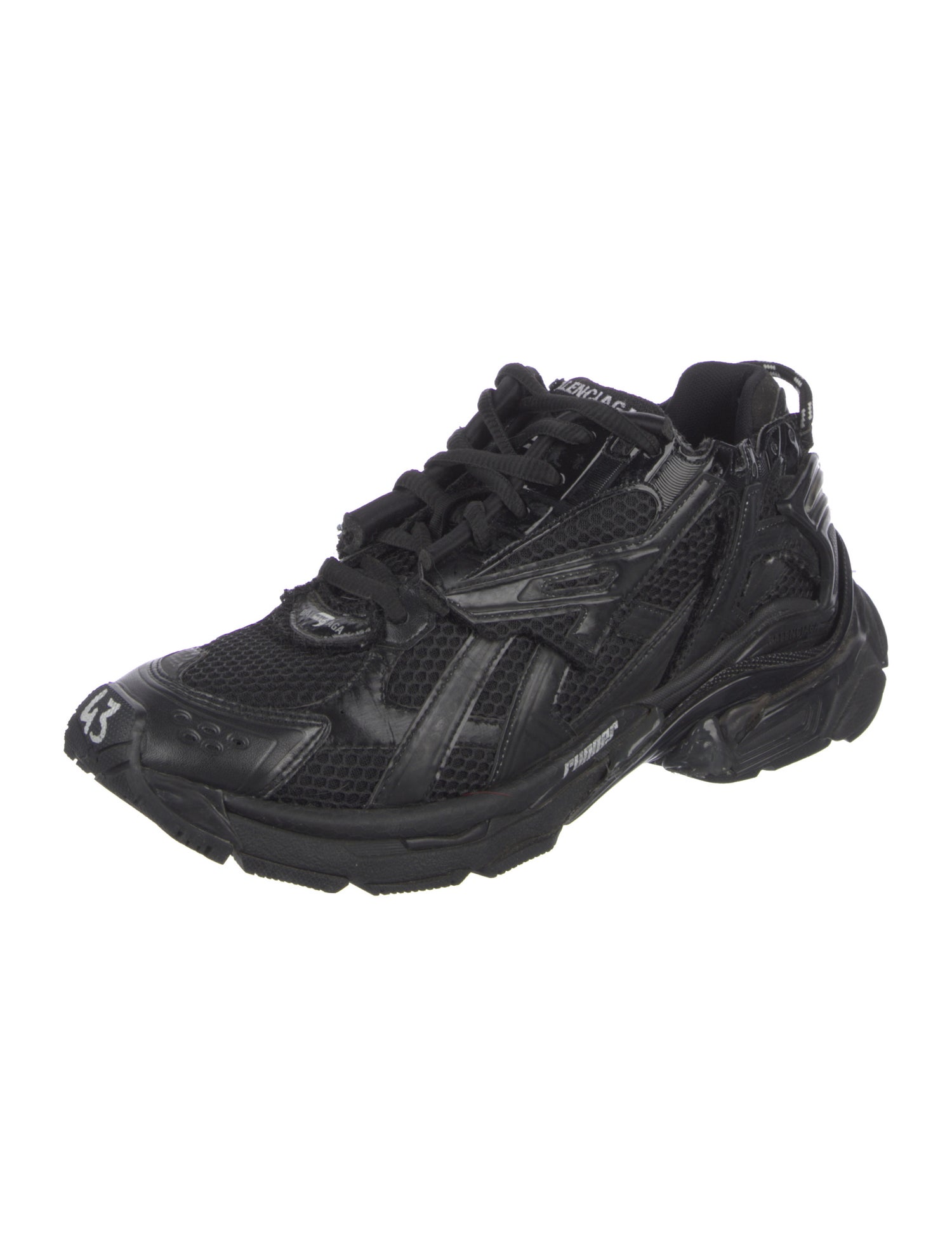 Balenciaga Mesh Printed Sneakers