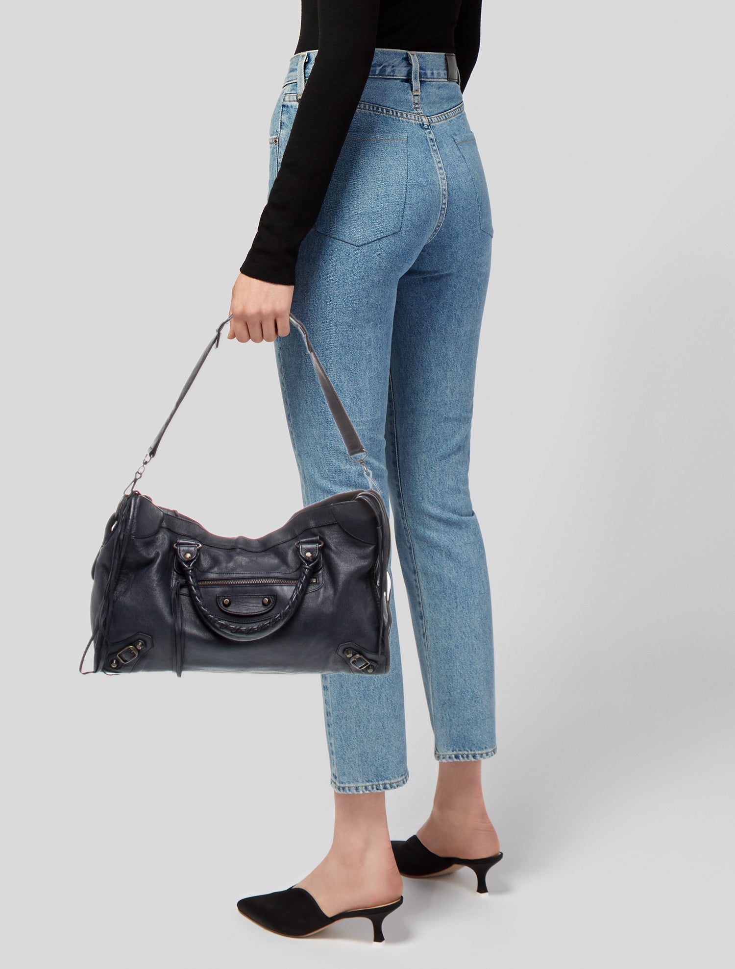 Balenciaga Leather Motocross Classic City