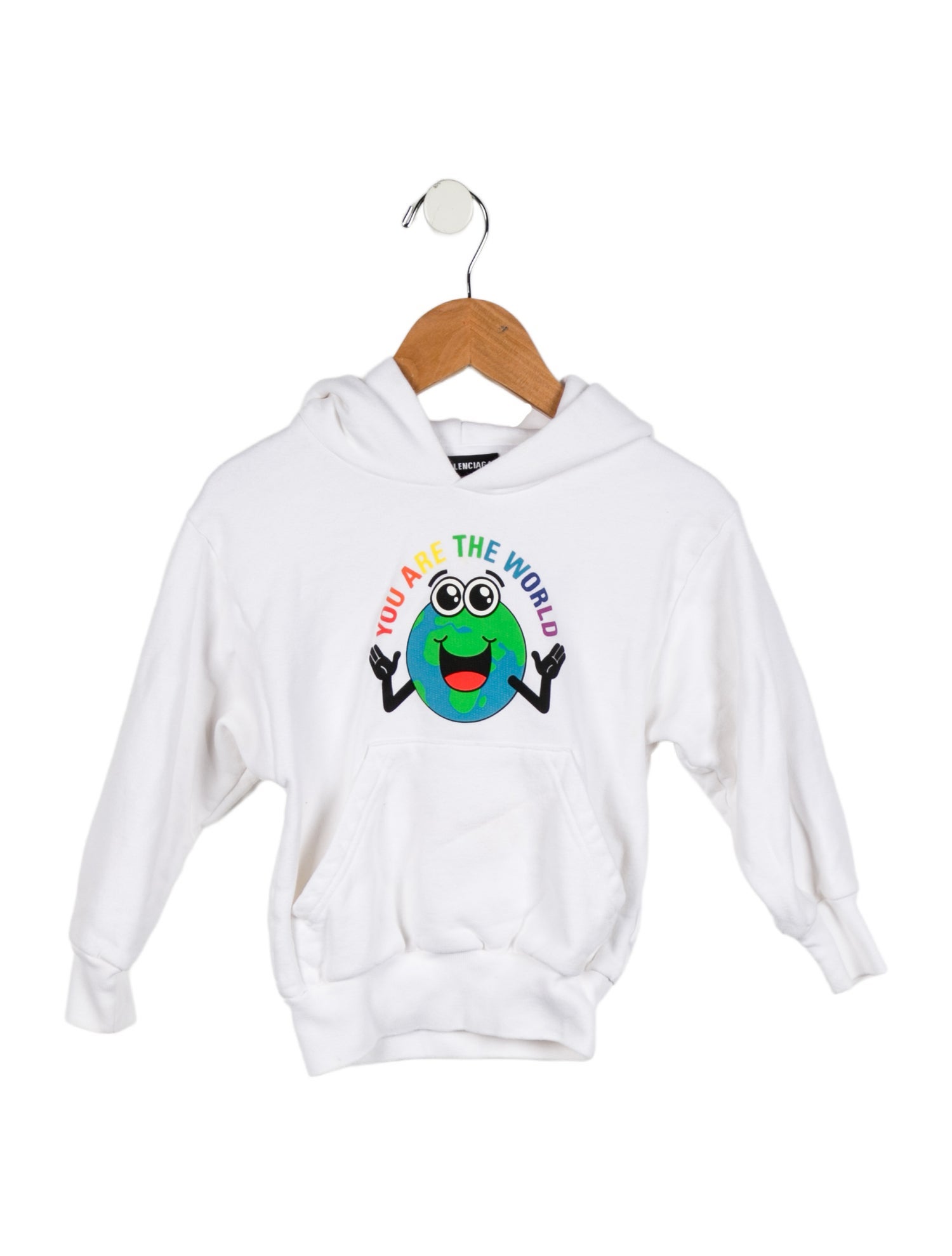 Balenciaga Toddler Girls' Graphic Printed Long Sleeve Sweatshirt