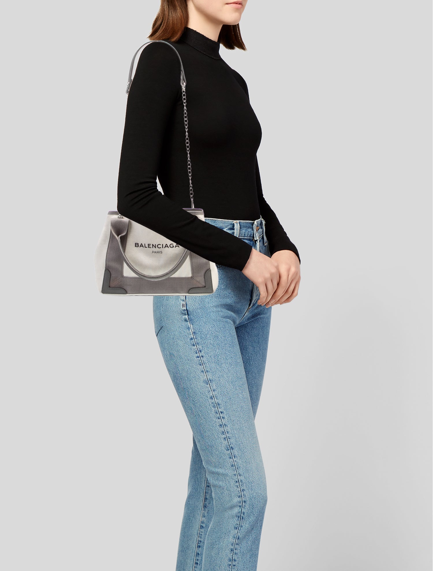 Balenciaga Canvas Cabas XS