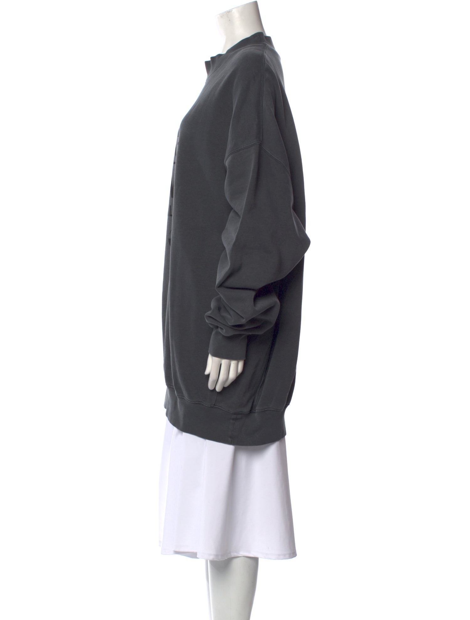 Balenciaga Graphic Print Crew Neck Sweatshirt