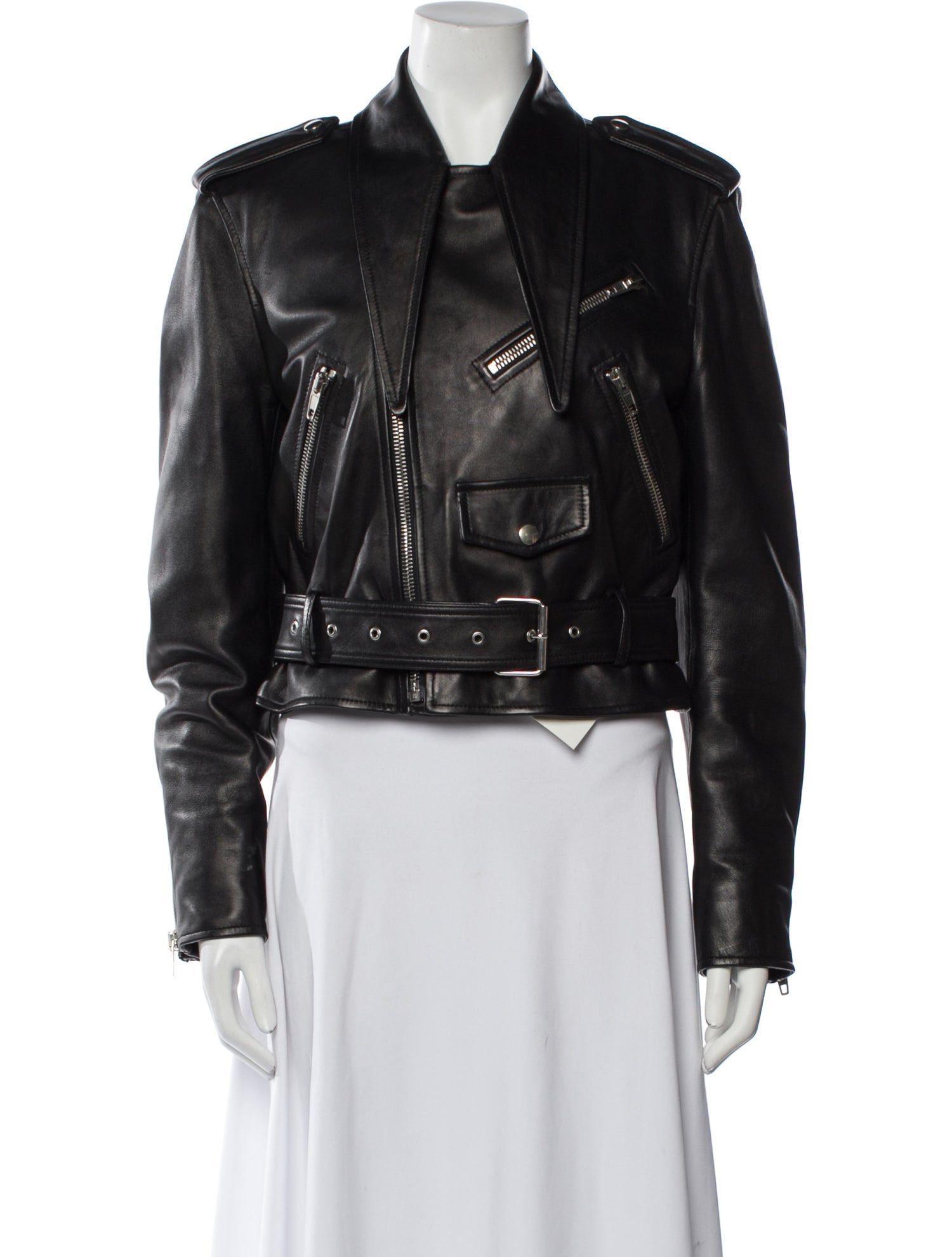 Balenciaga 2017-2018 Leather Biker Jacket