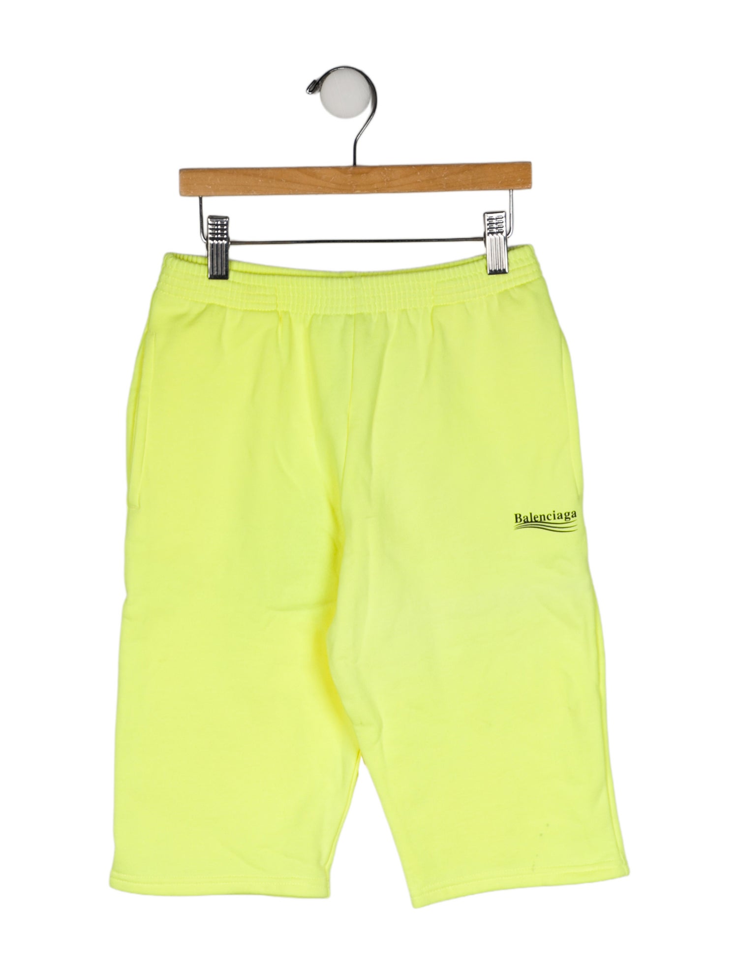 Balenciaga Embroidered Solid Capri Pants w/Tags