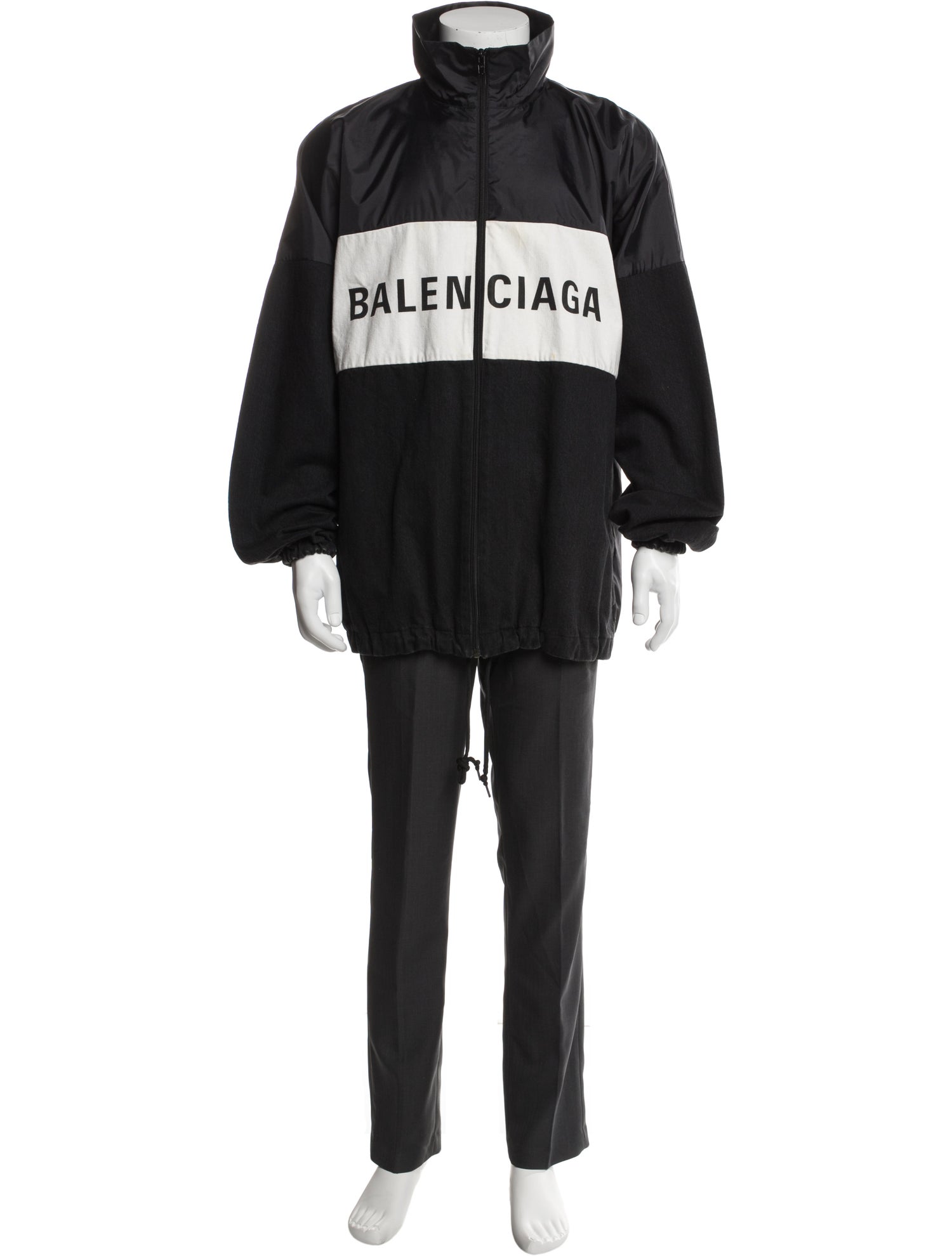 Balenciaga 2019 Graphic Print Windbreaker