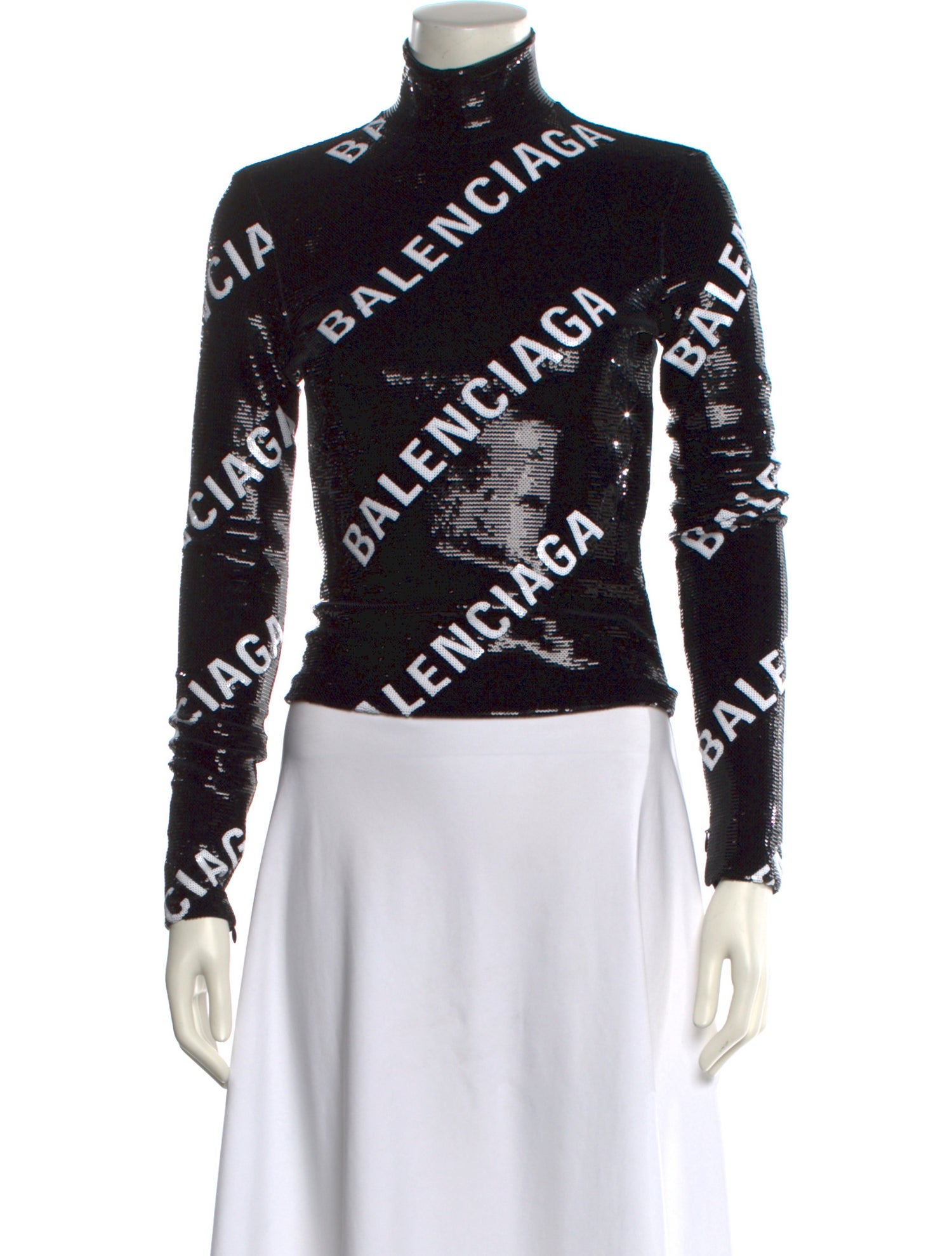 Balenciaga 2022 Lace Pattern Bodysuit w/ Tags