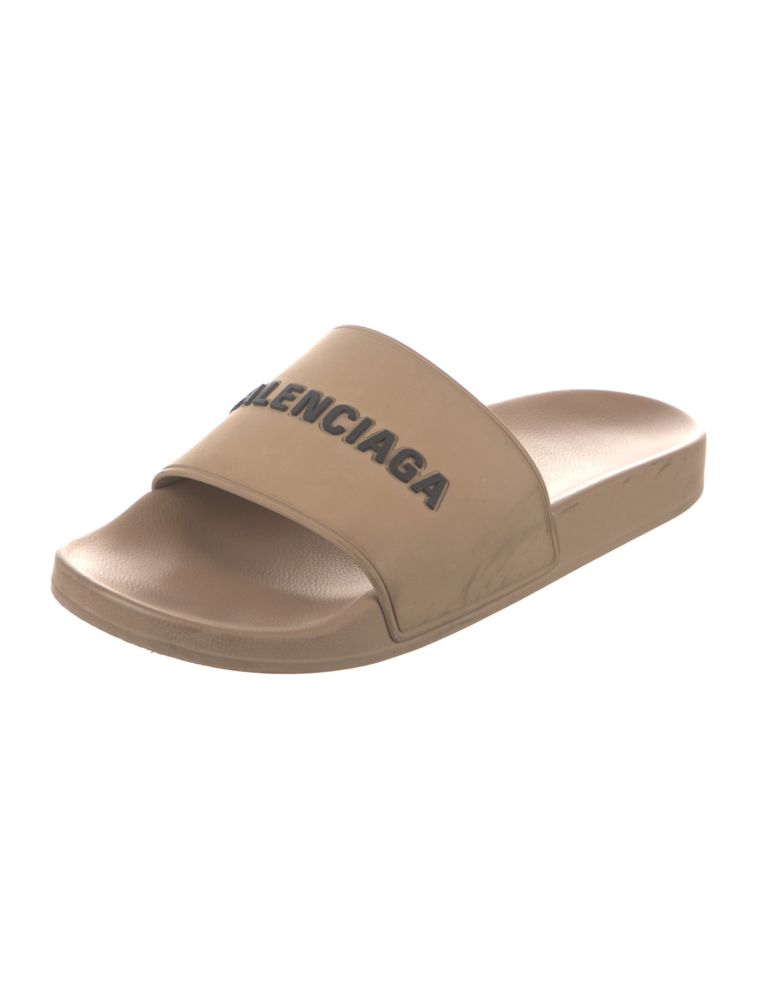 Balenciaga Rubber Graphic Print Slides