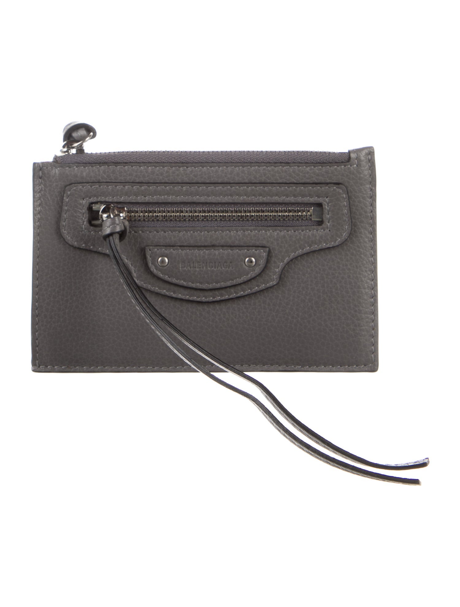Balenciaga Classic Long Card Holder Leather Wallet