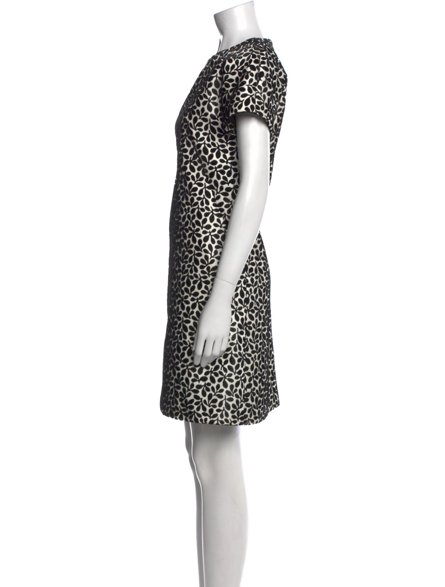 Balenciaga Animal Print Mini Dress