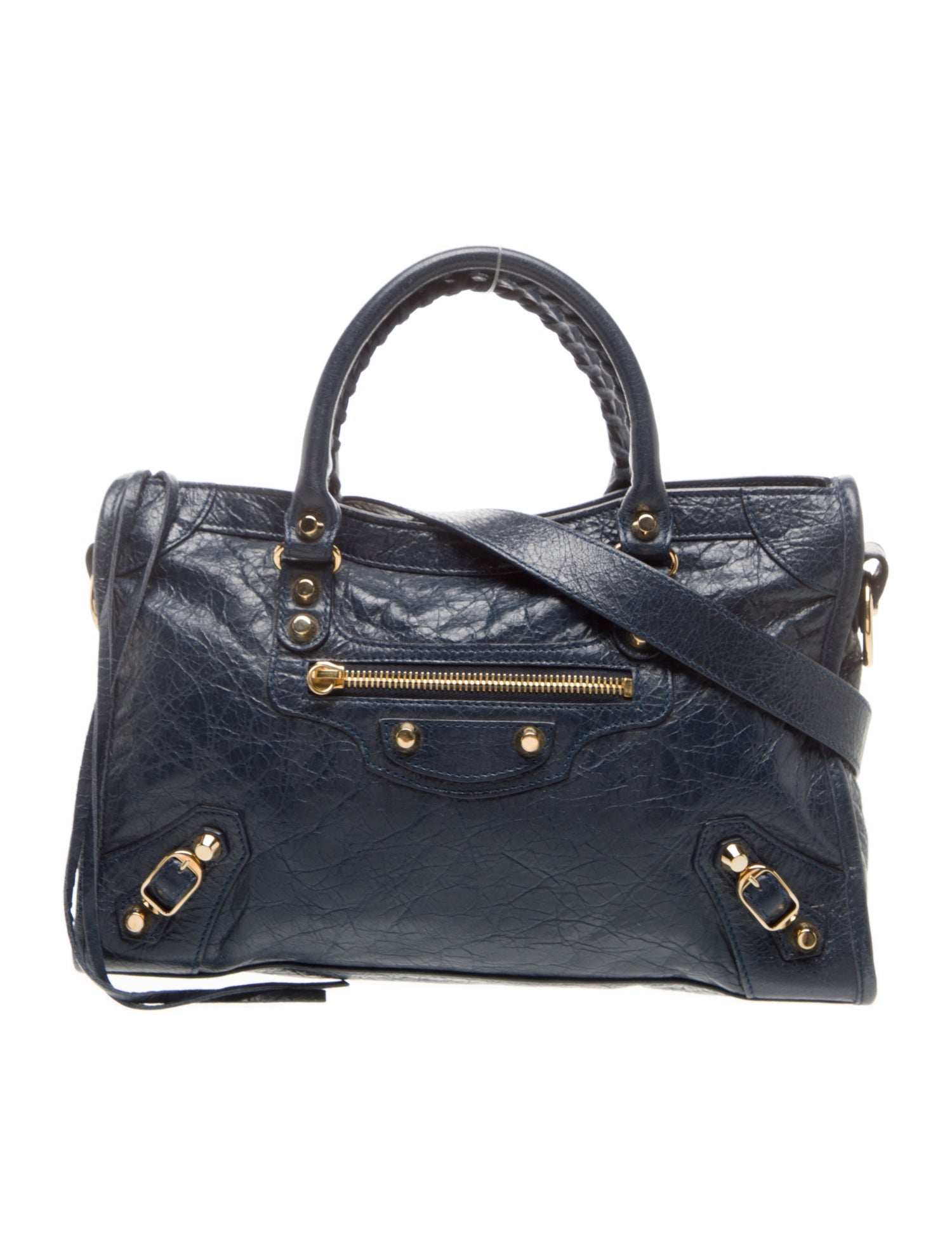 Balenciaga Leather Motocross Classic City Small