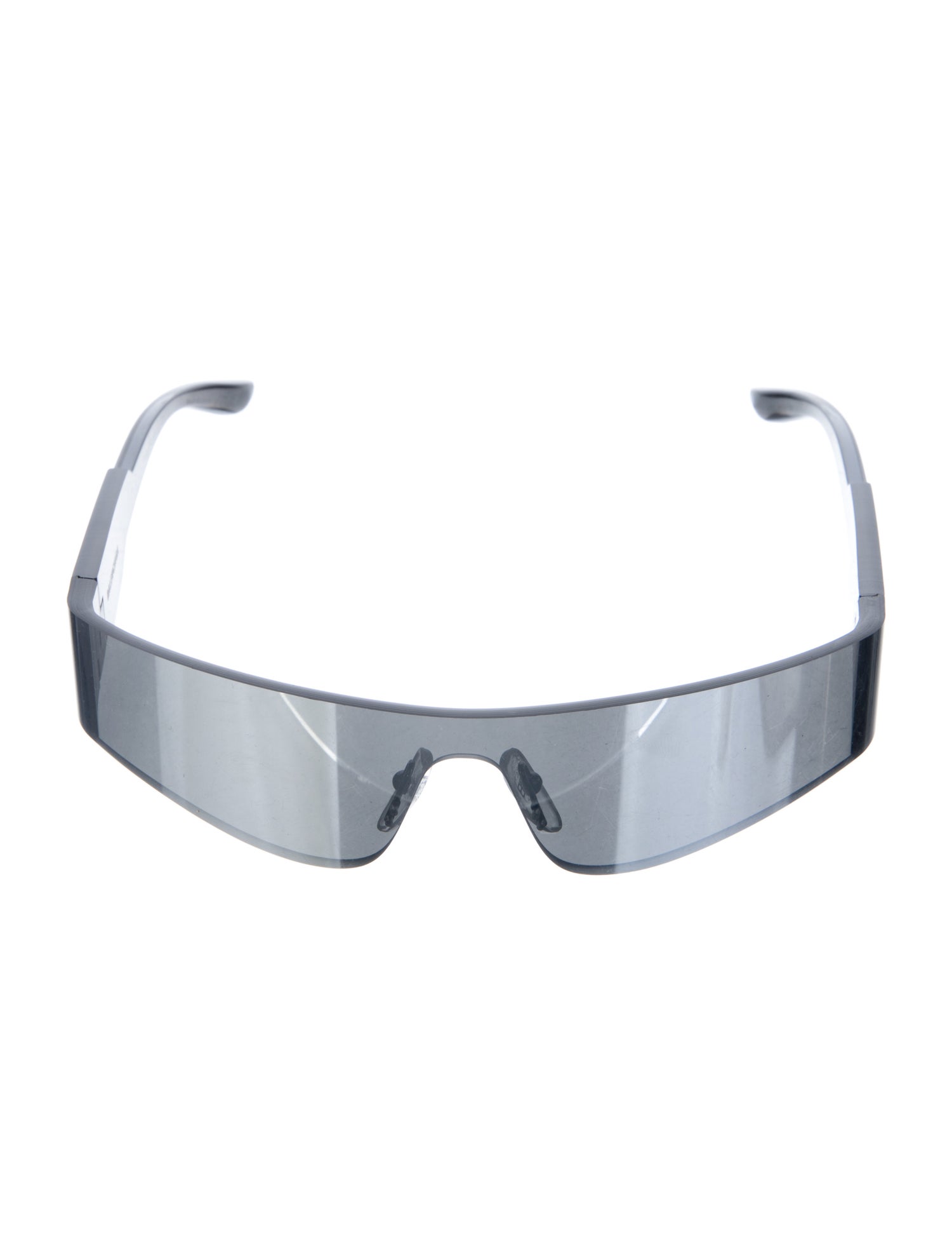 Balenciaga Shield Mirrored Sunglasses