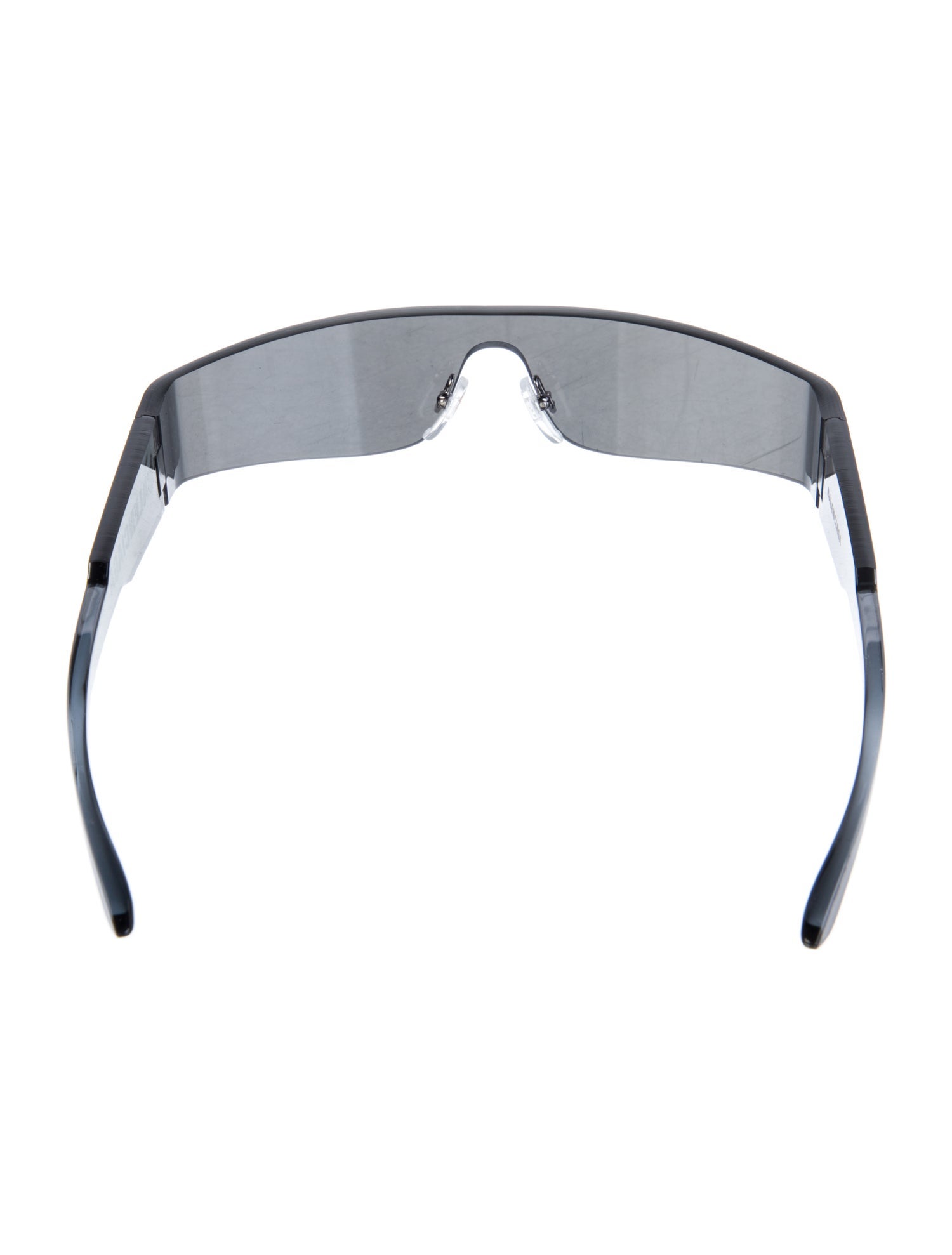 Balenciaga Shield Mirrored Sunglasses