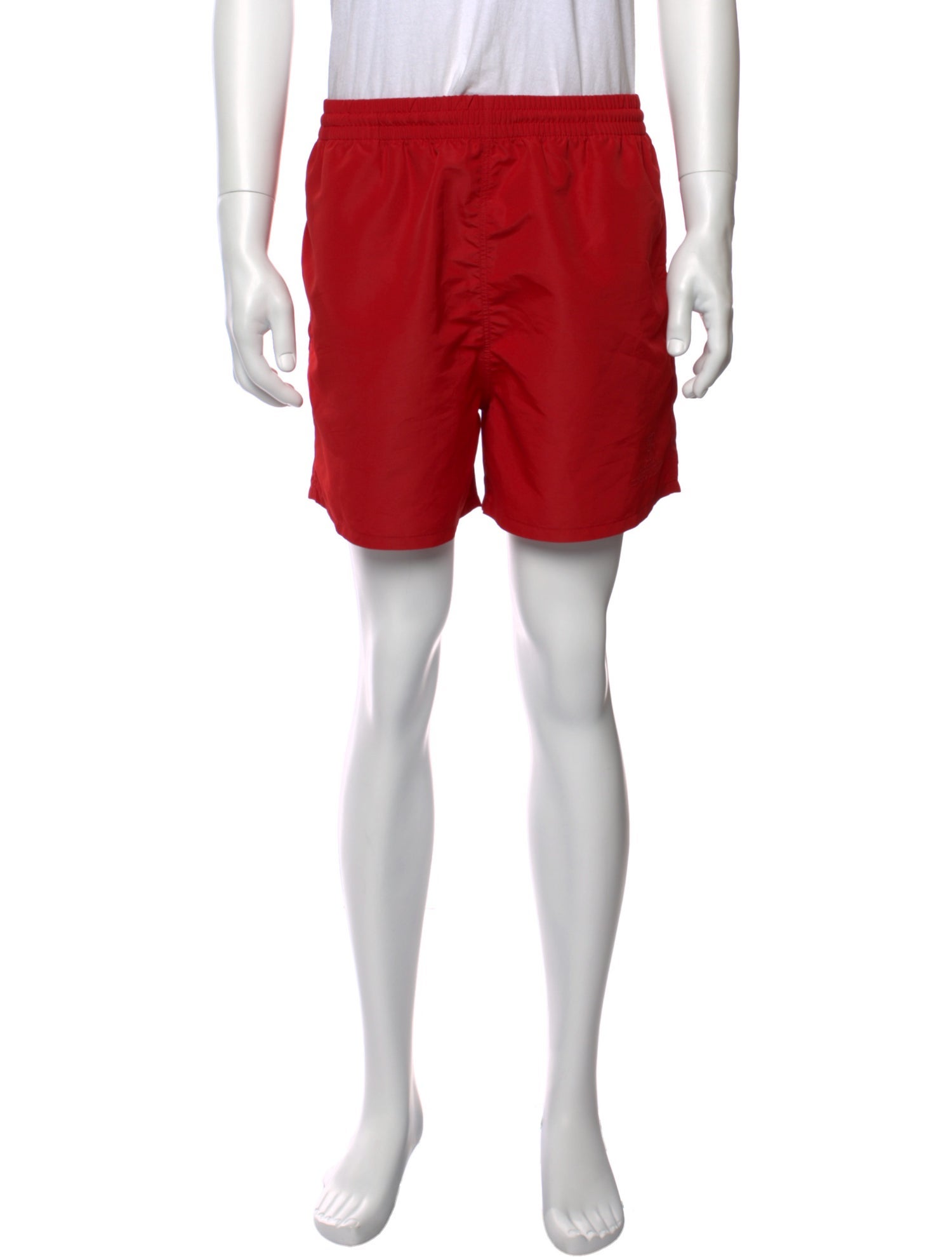 Balenciaga Signature Logo Embroidered Accent Swim Trunks w/ Tags