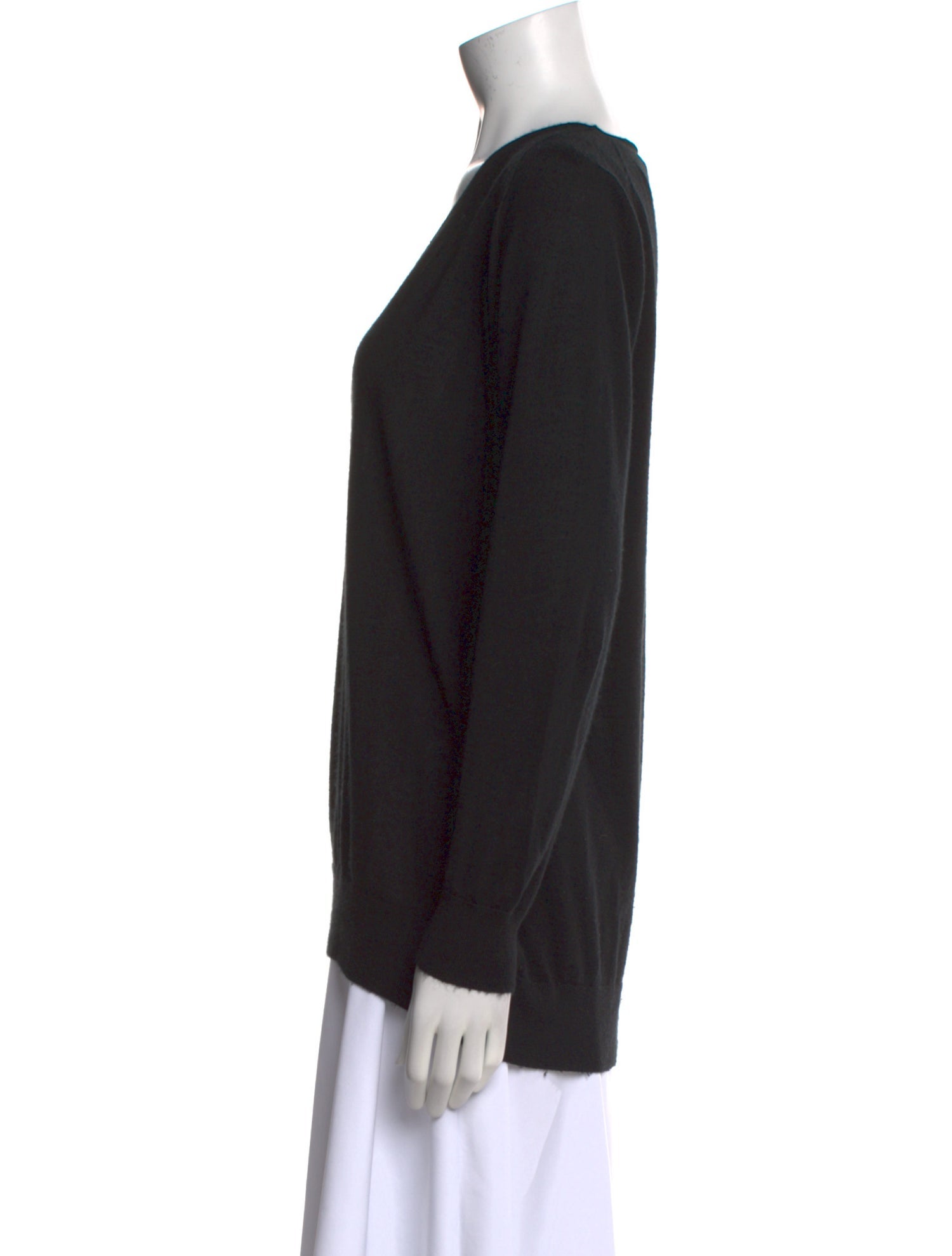 Balenciaga Virgin Wool V-Neck Sweater