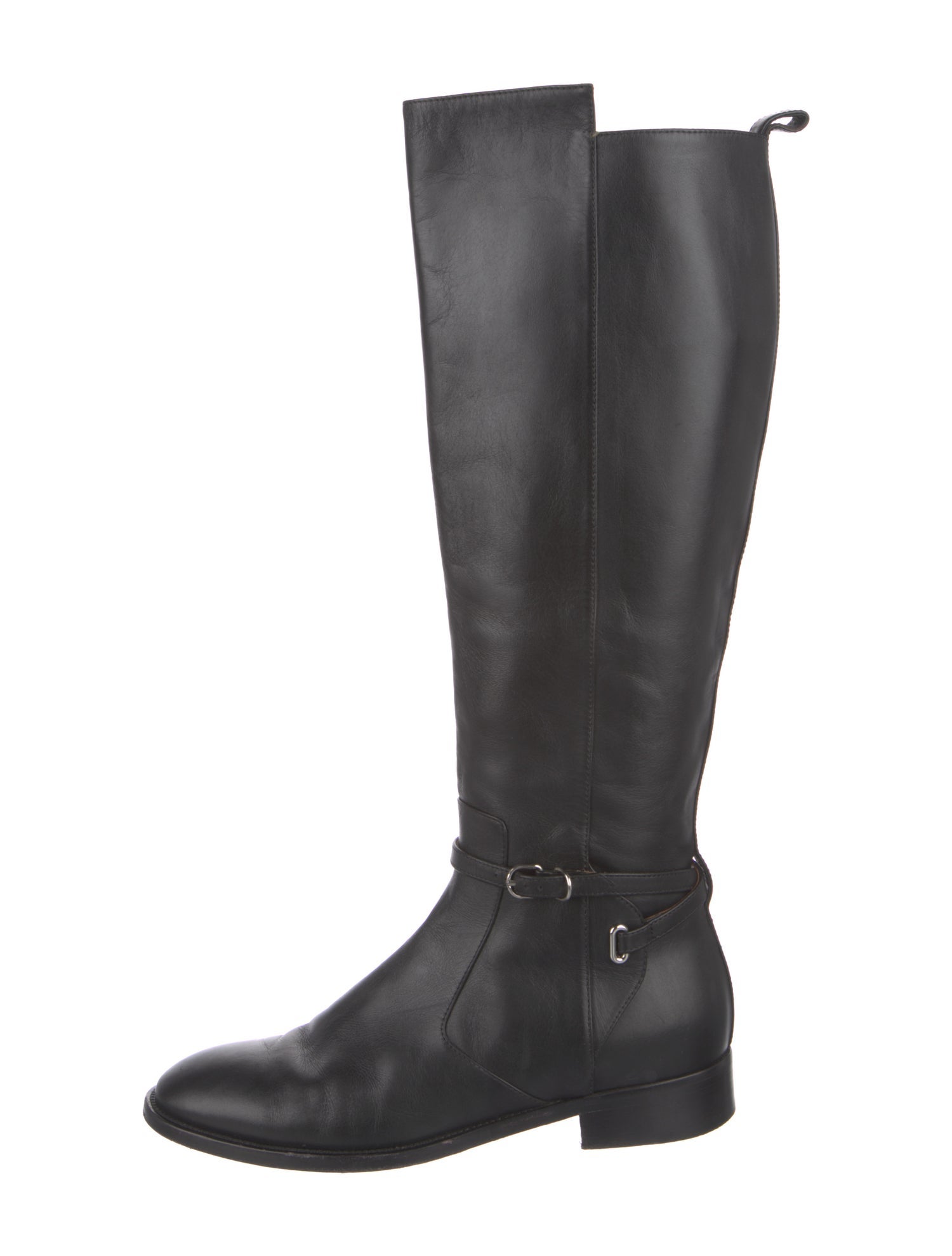 Balenciaga Leather Riding Boots