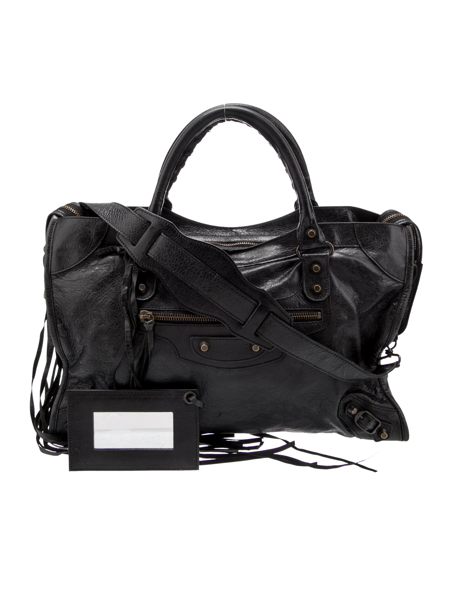 Balenciaga Leather Motocross Classic City