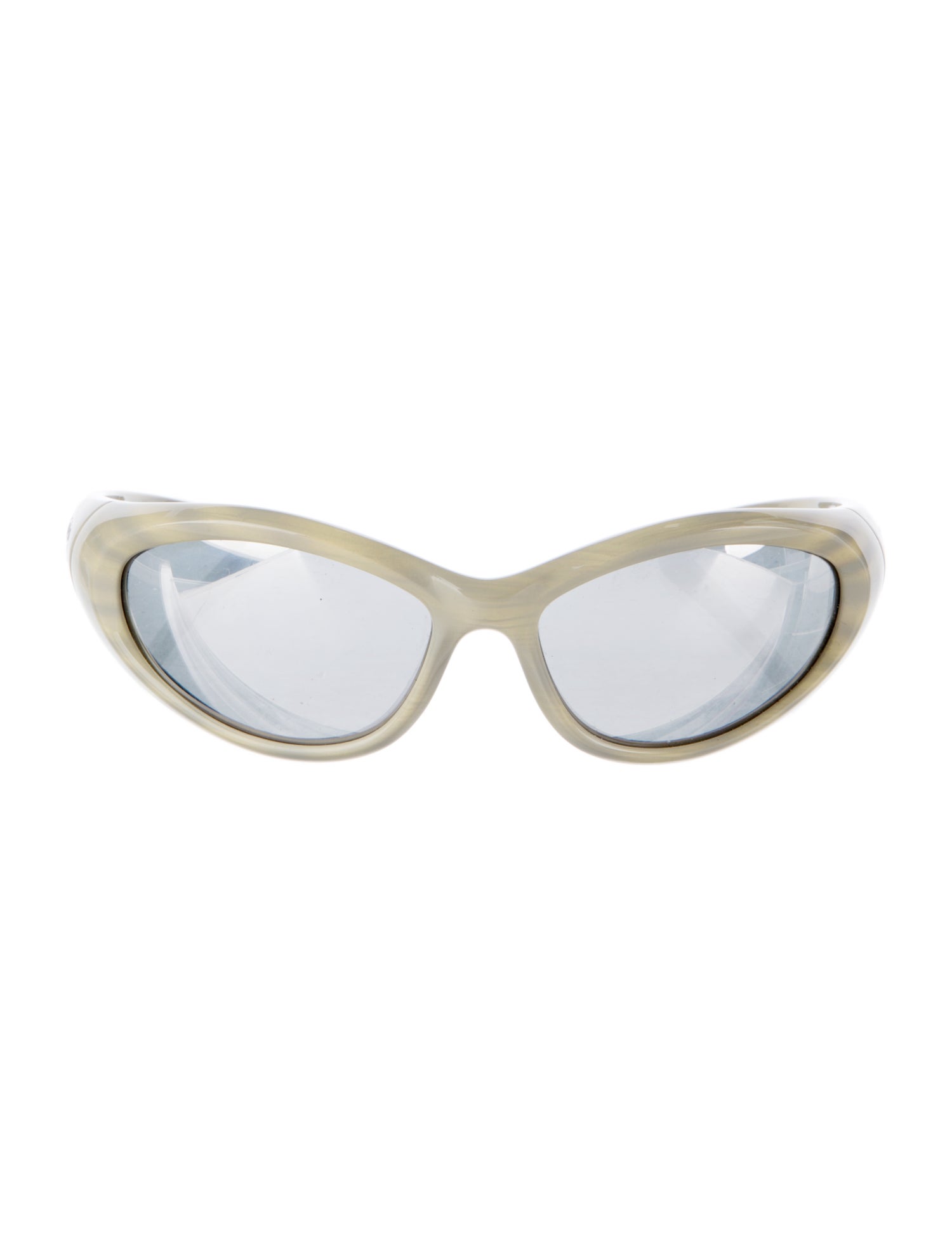 Balenciaga Cat-Eye Mirrored Sunglasses
