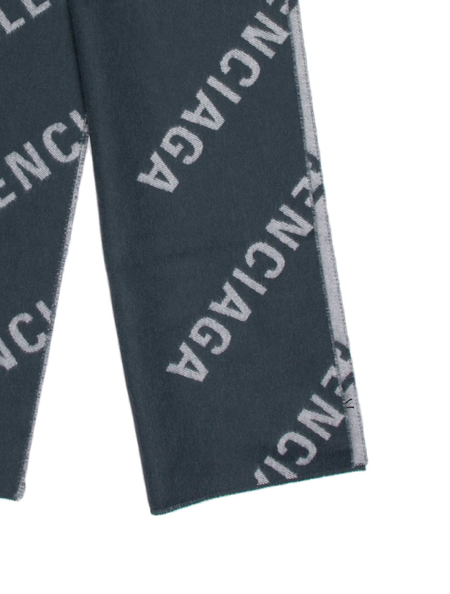 Balenciaga Wool Printed Scarf w/ Tags