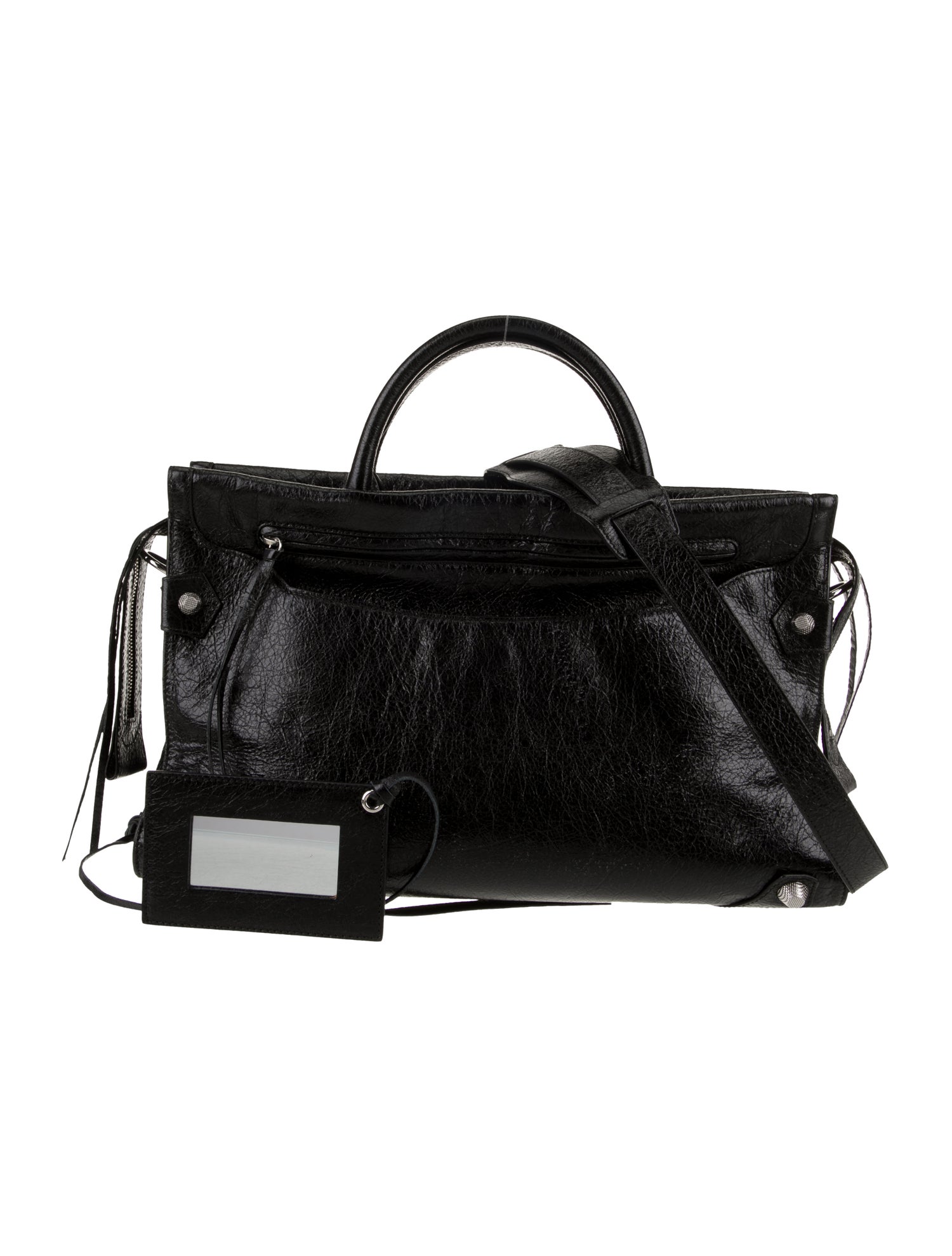 Balenciaga Leather Top Handle Bag