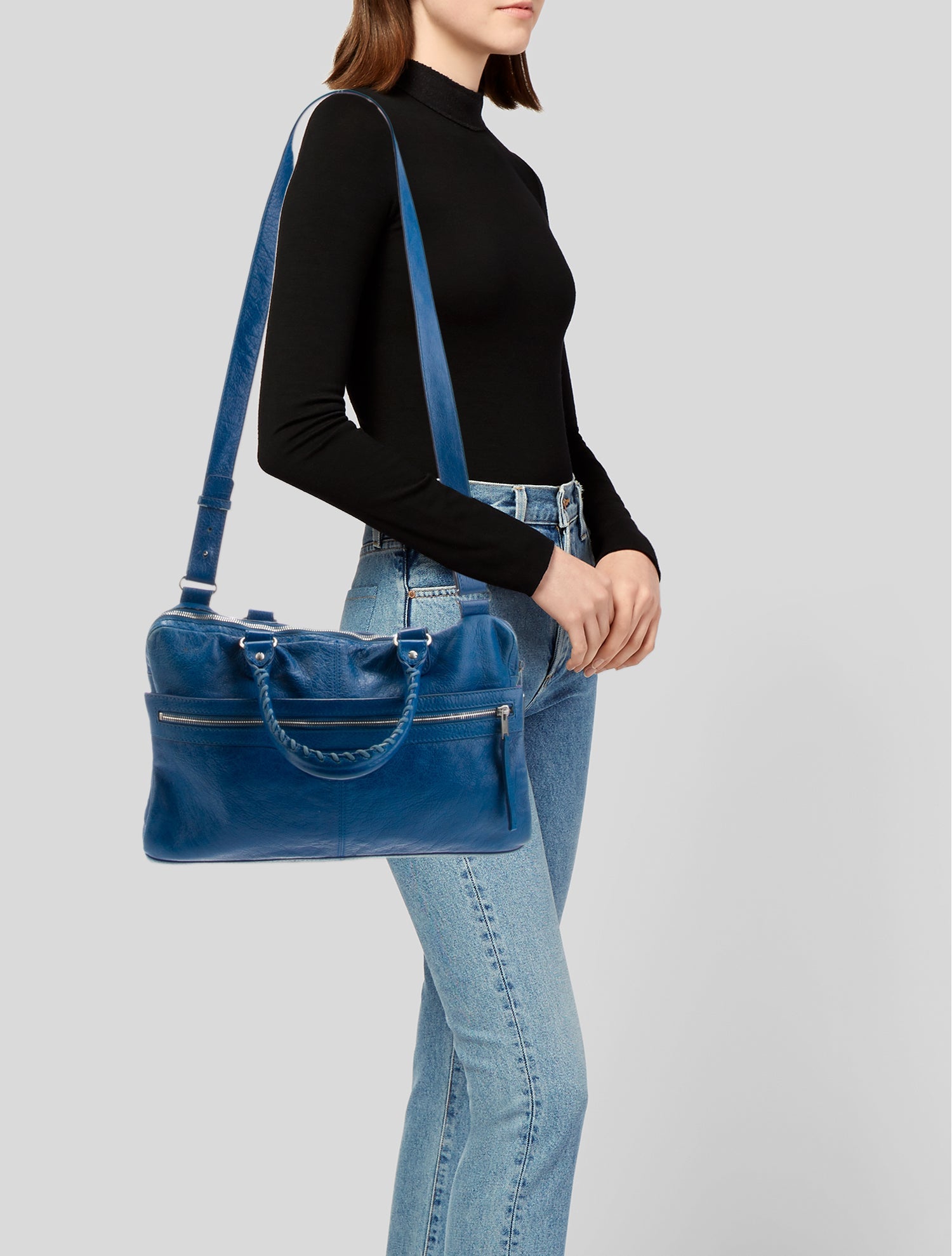 Balenciaga Leather Motocross Classic City