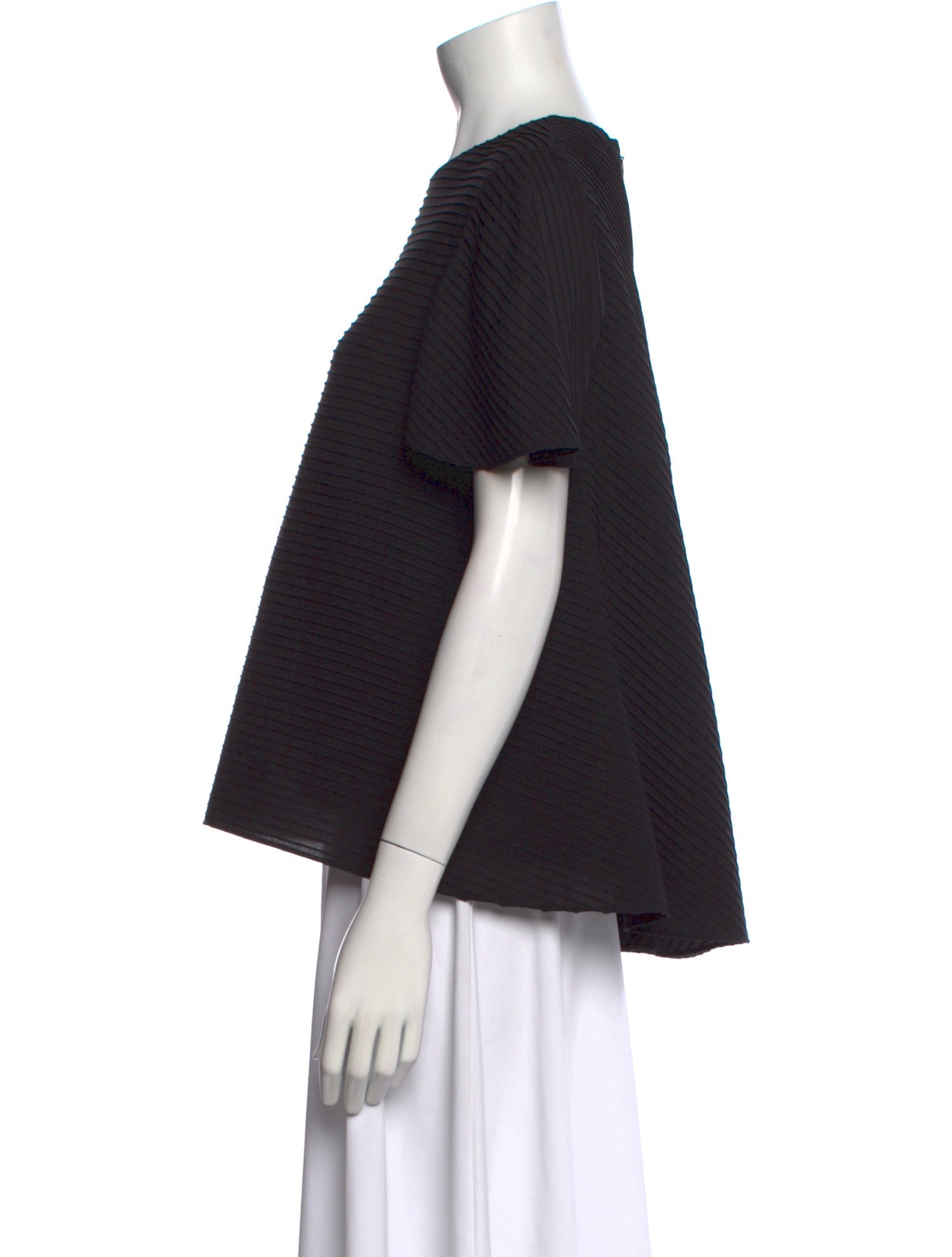 Balenciaga Silk Crew Neck T-Shirt