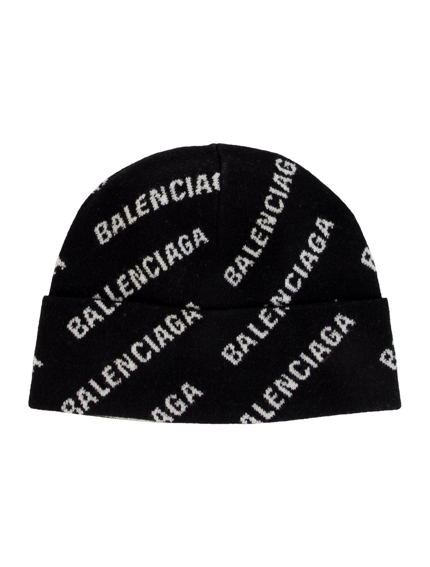 Balenciaga Logo Print Beanie