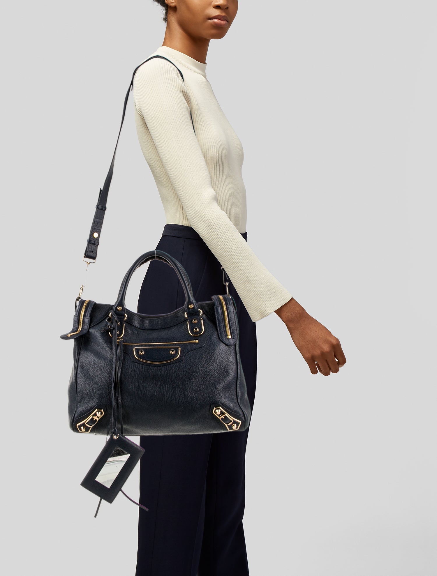 Balenciaga Leather Motocross Classic City