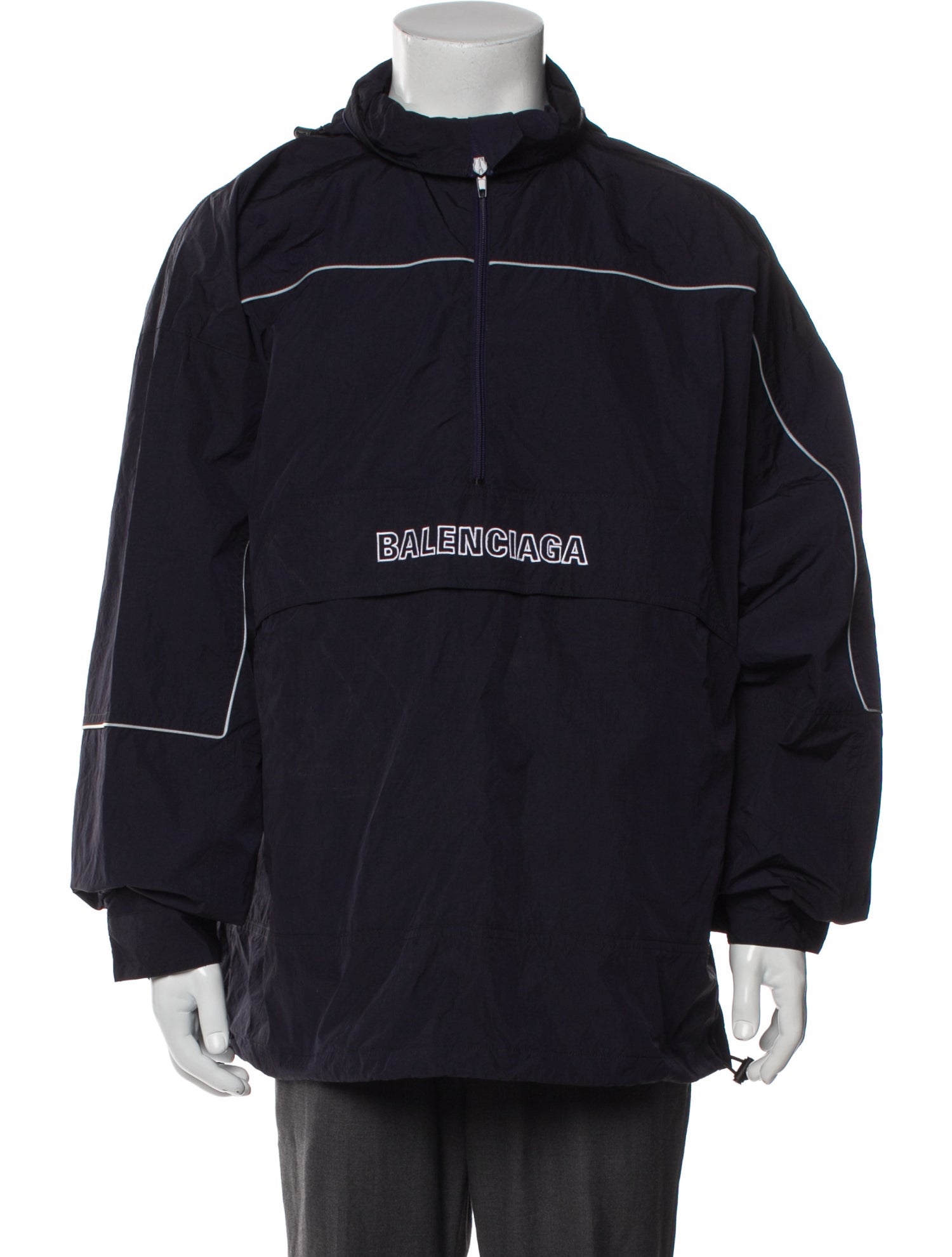 Balenciaga 2019 Graphic Print Windbreaker
