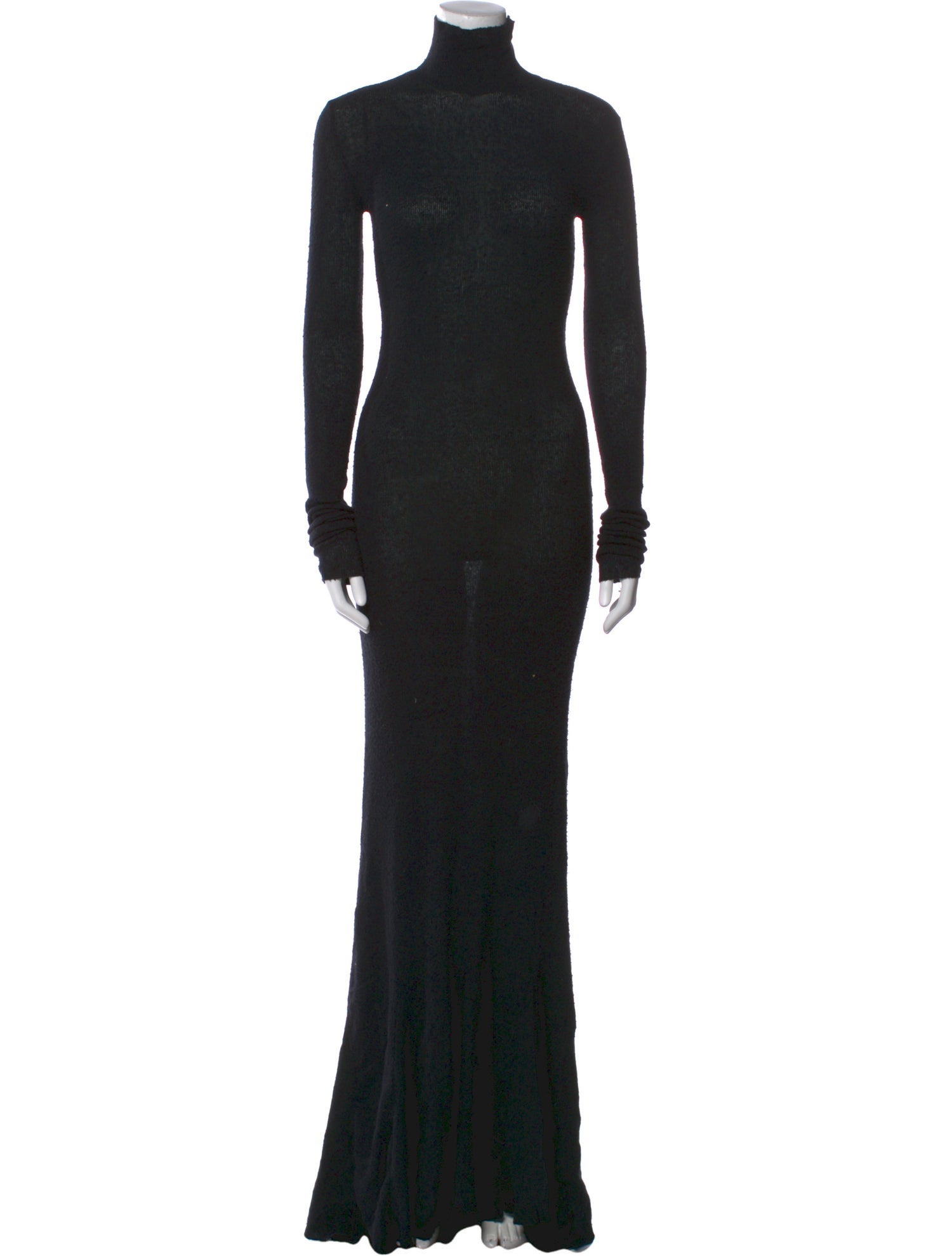 Balenciaga Turtleneck Long Dress